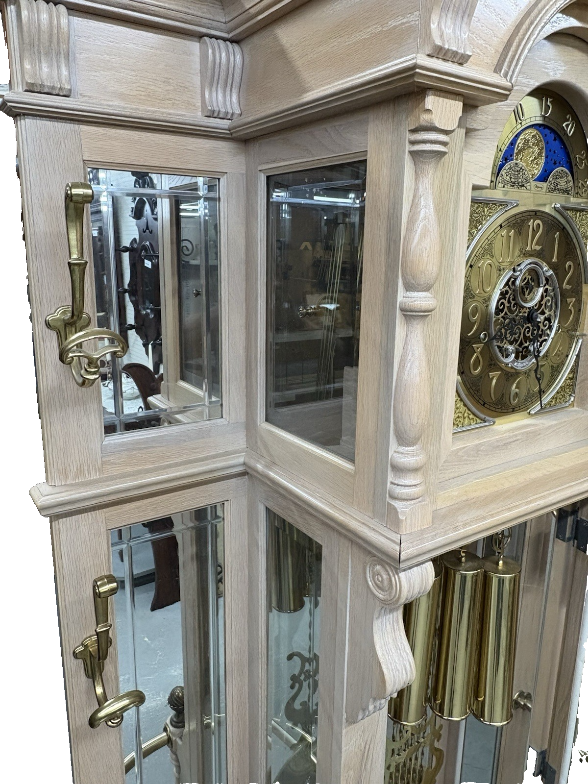 66395   Modern RIDGEWAY Grandfather Clock Hatrack Umbrella Stand