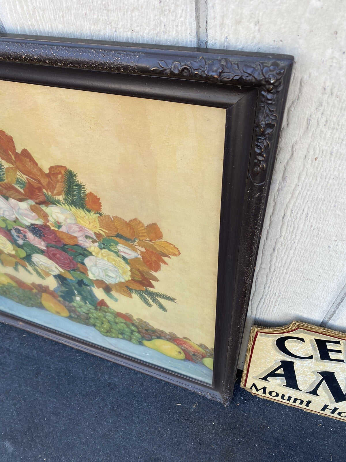 00001 Oil Painting?? Water Color ?? on Paper Artist Signed FERDINAND SPIEGEL 13