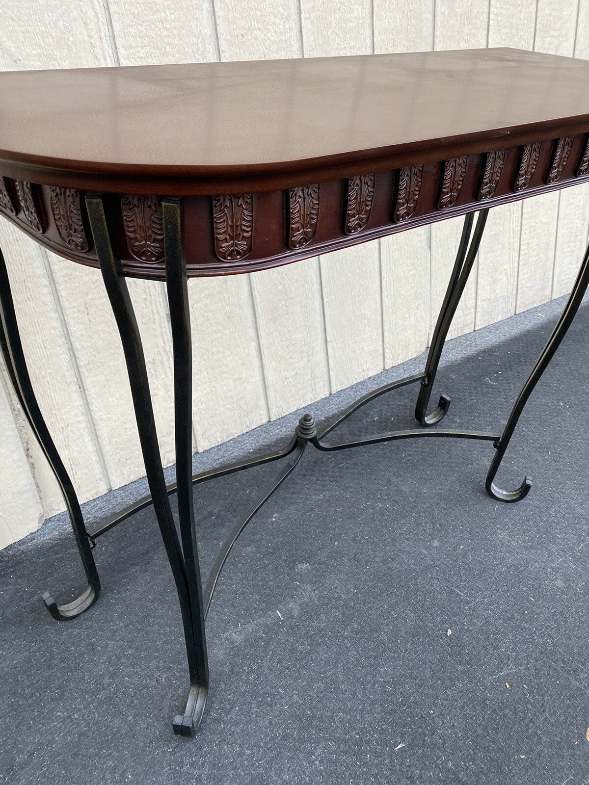 66096 Modern Console Hall Table Stand with iron base