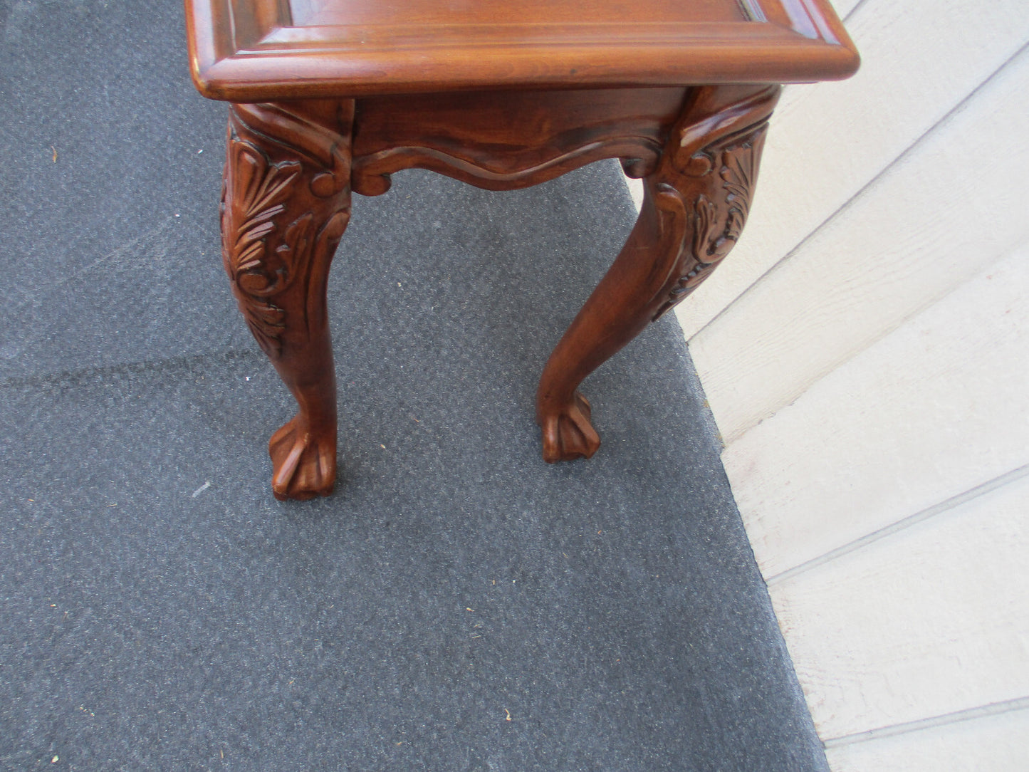 64357 Glass Top Console Hall Table Sideboard