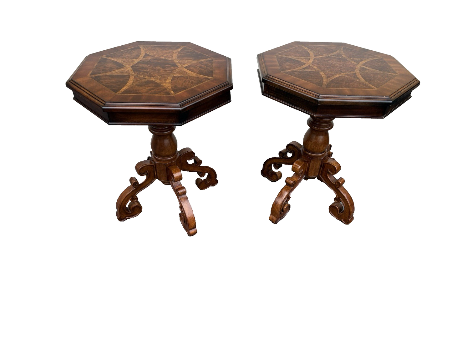 67102 Pair Decorator Lamp Table Stand s