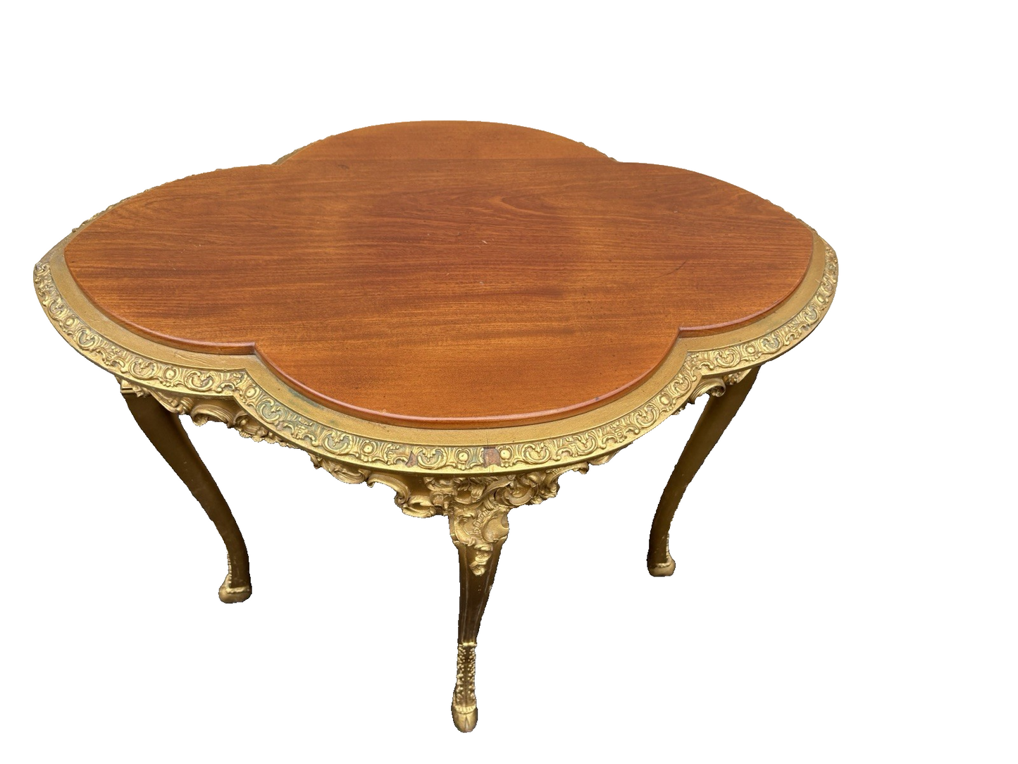 66820   Antique Mahogany Hand Carved Lamp Table Stand