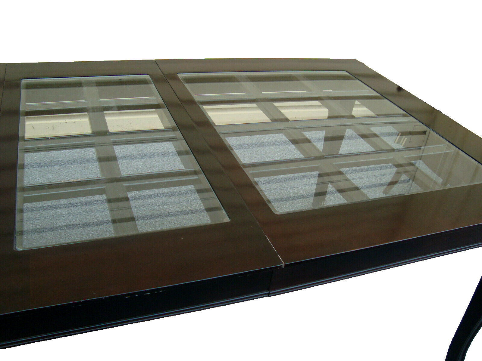 64258     Large Stanley  Modern  DINING Table w/ 2 leafs + table pads 110" Long