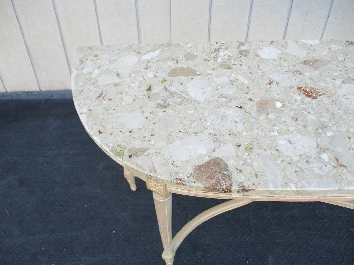 63808 Decorator Marble Top Sideboard Server Table 