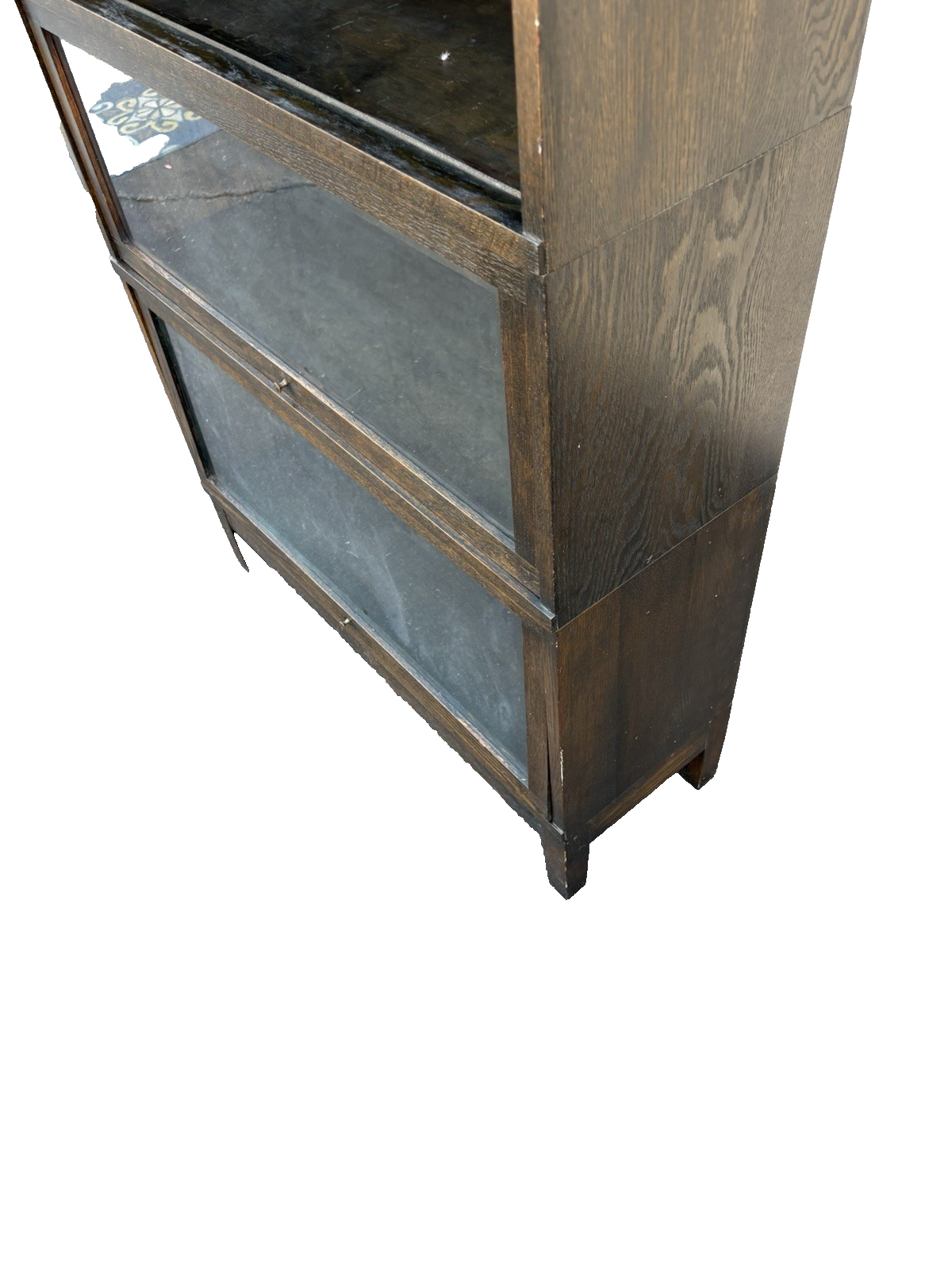 66879 Mission Style 4 section Oak Stacker Stacking Bookcase.