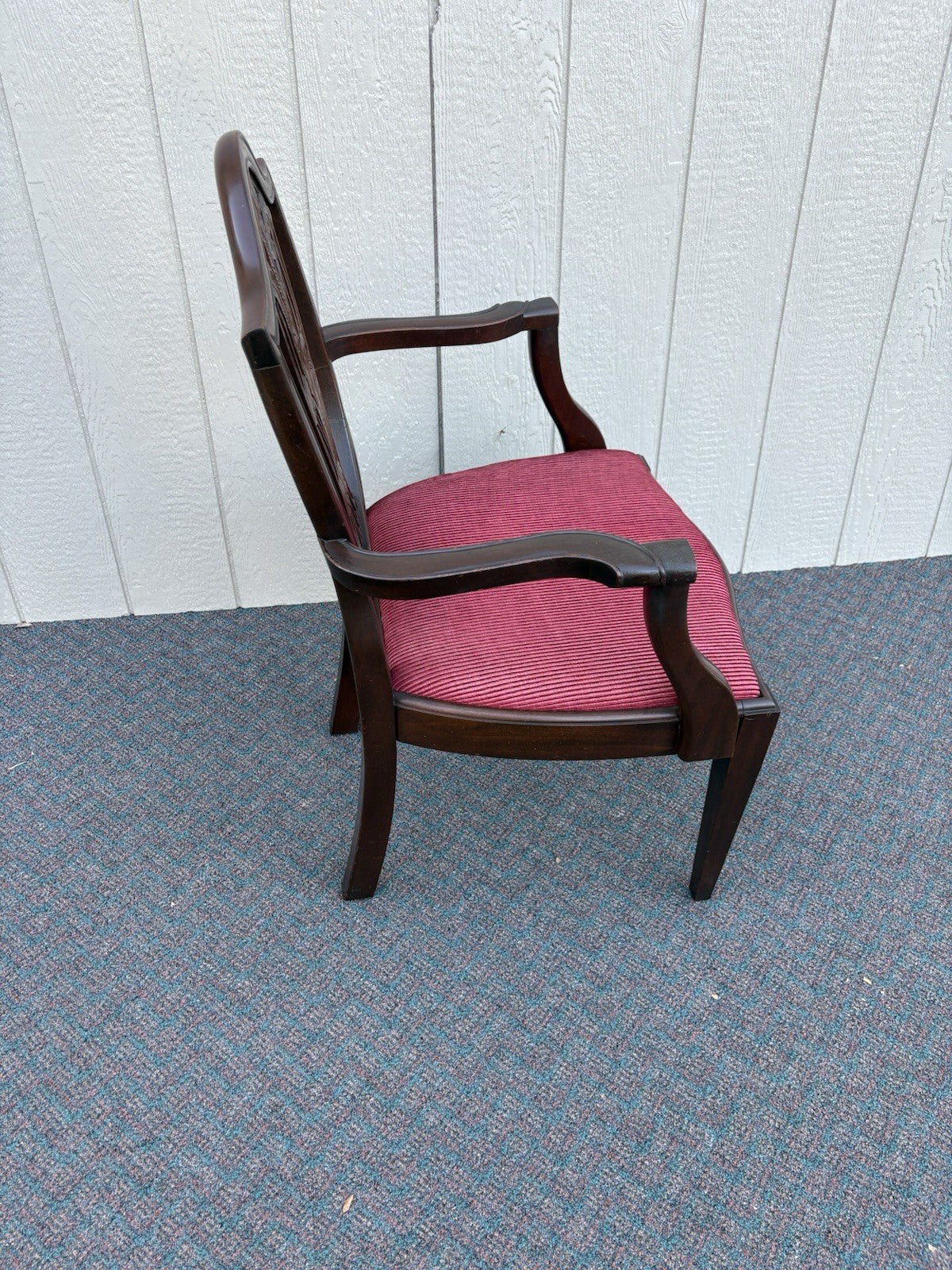 67162 Super Quality Set of 8 Mahogany Shield Back Dining Chairs