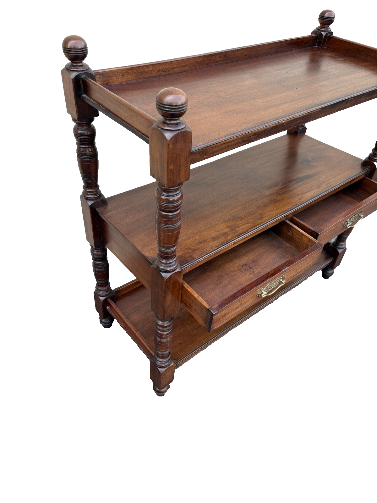 66910  Antique Victorian Bookcase Etergie with 2 Drawers