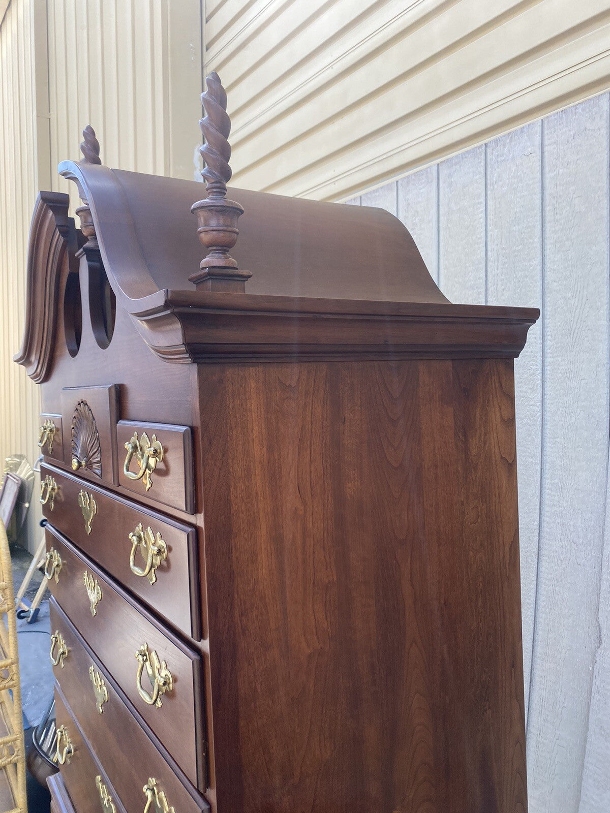 65531 COUNCILL Furniture  Solid Cherry HIgh boy High Chest