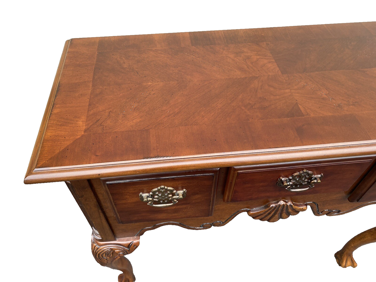 64851 Claw Foot Sideboard Server Console Cabinet