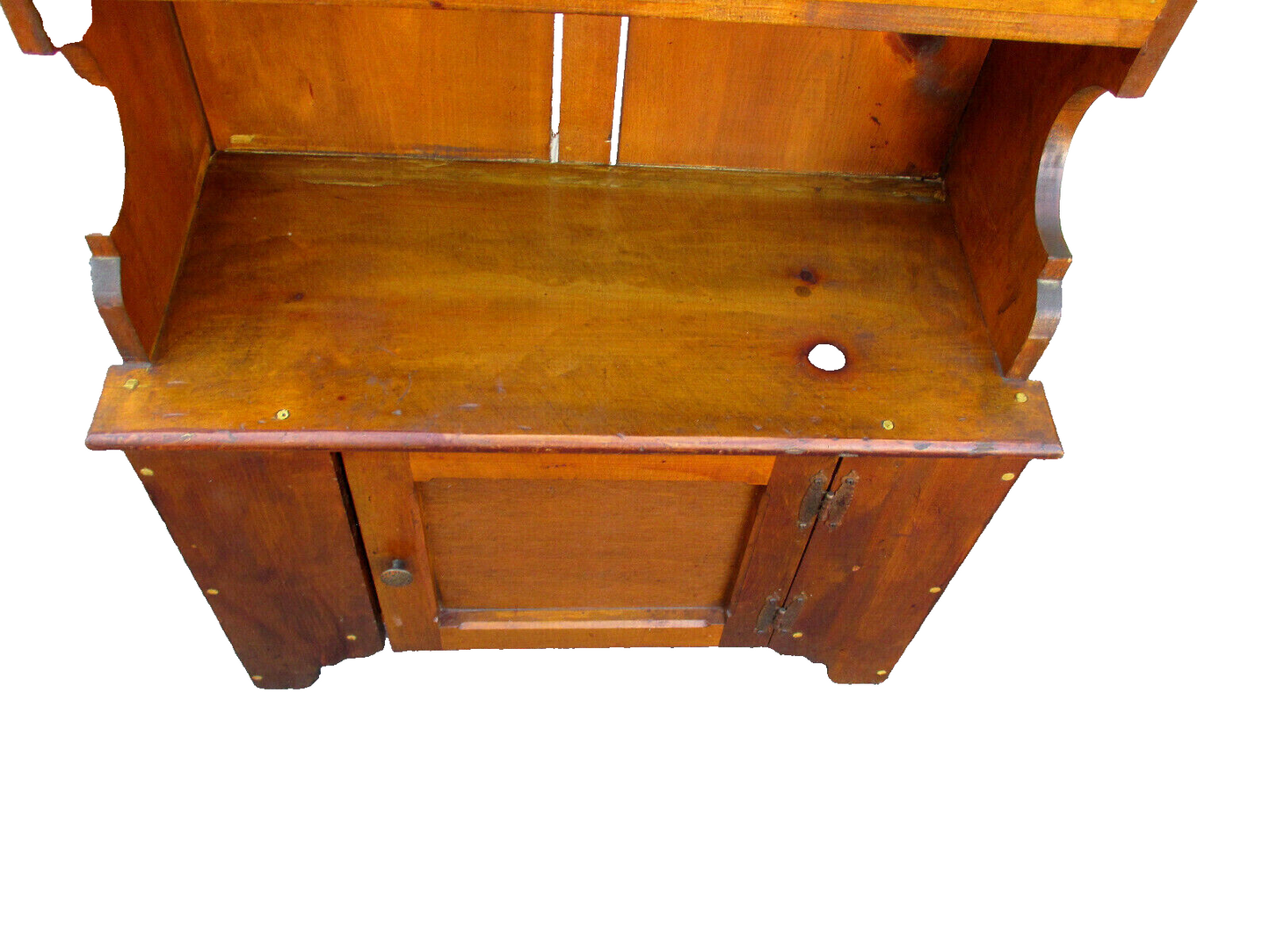 62992 Country Primitive Cubboard Cabinet Curio Bookcase Miniature Saleman Sample