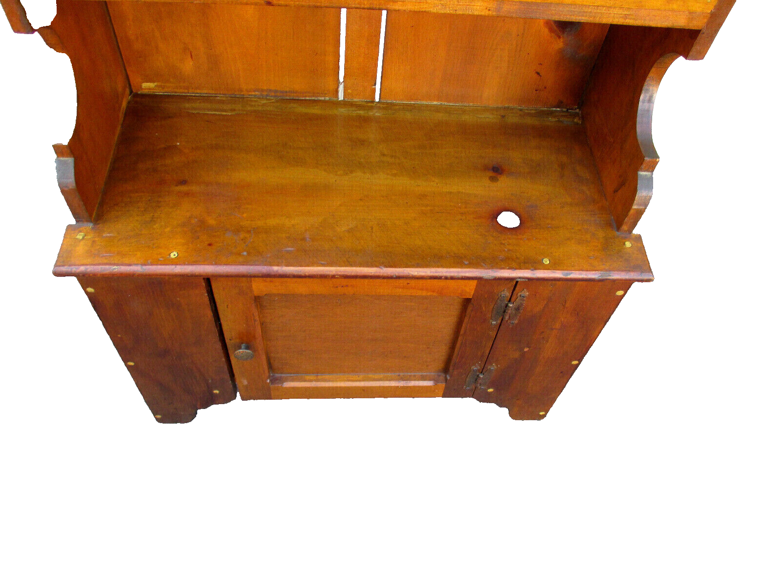 62992 Country Primitive Cubboard Cabinet Curio Bookcase Miniature Saleman Sample