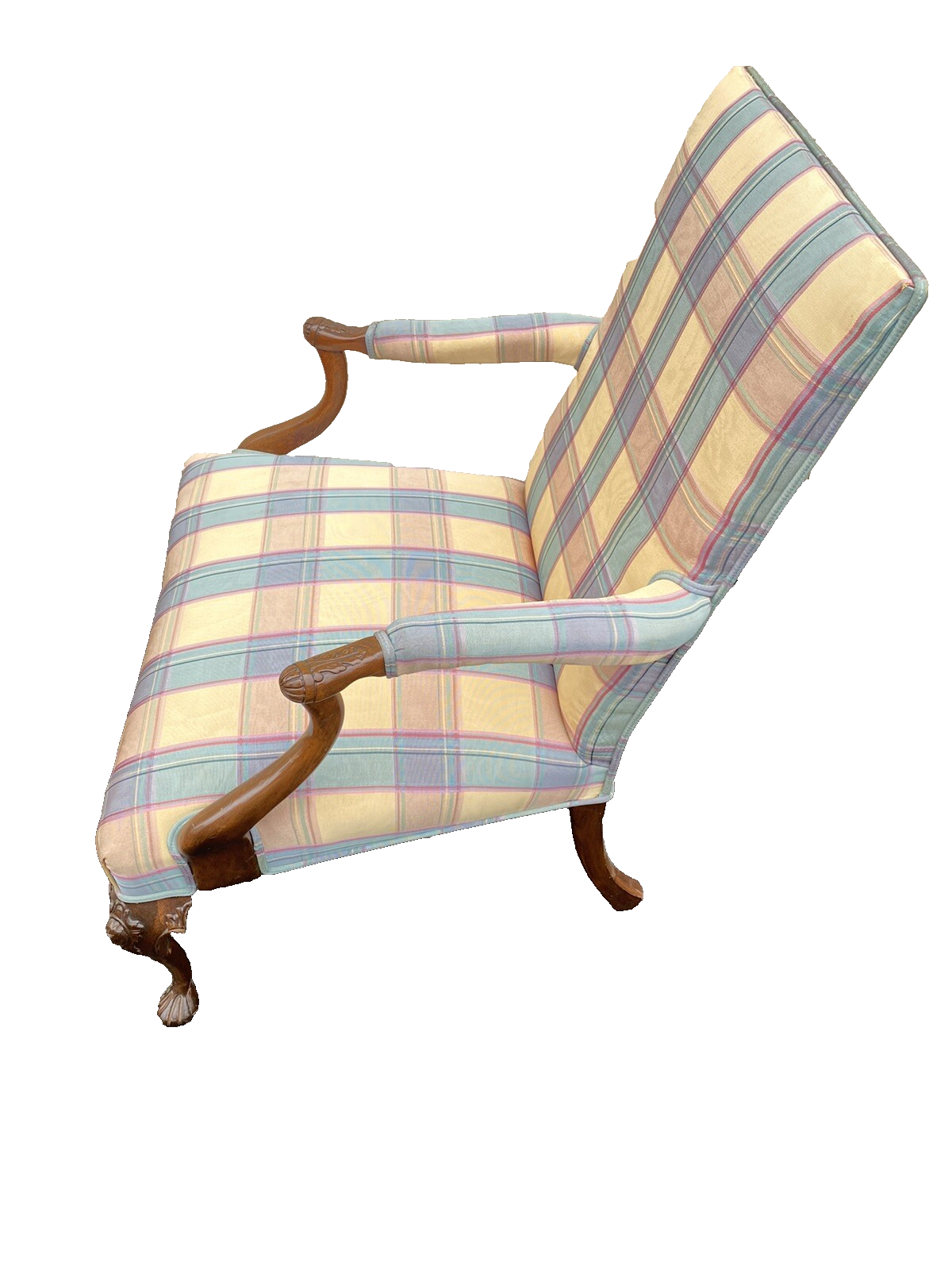 65907 Pair French Country Bergere Armchair Chair