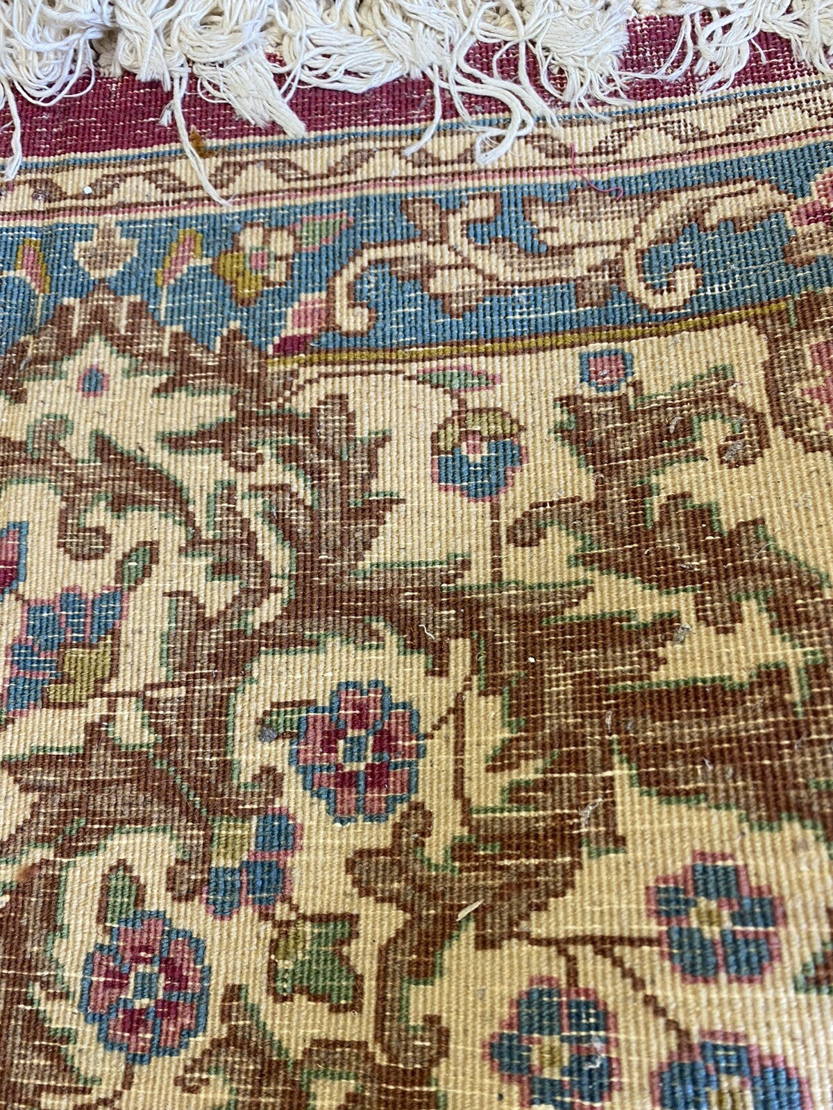 RUG 23:   Hand Woven   Oriental Carpet Rug Kirman   Size  8' 9" x 12 '