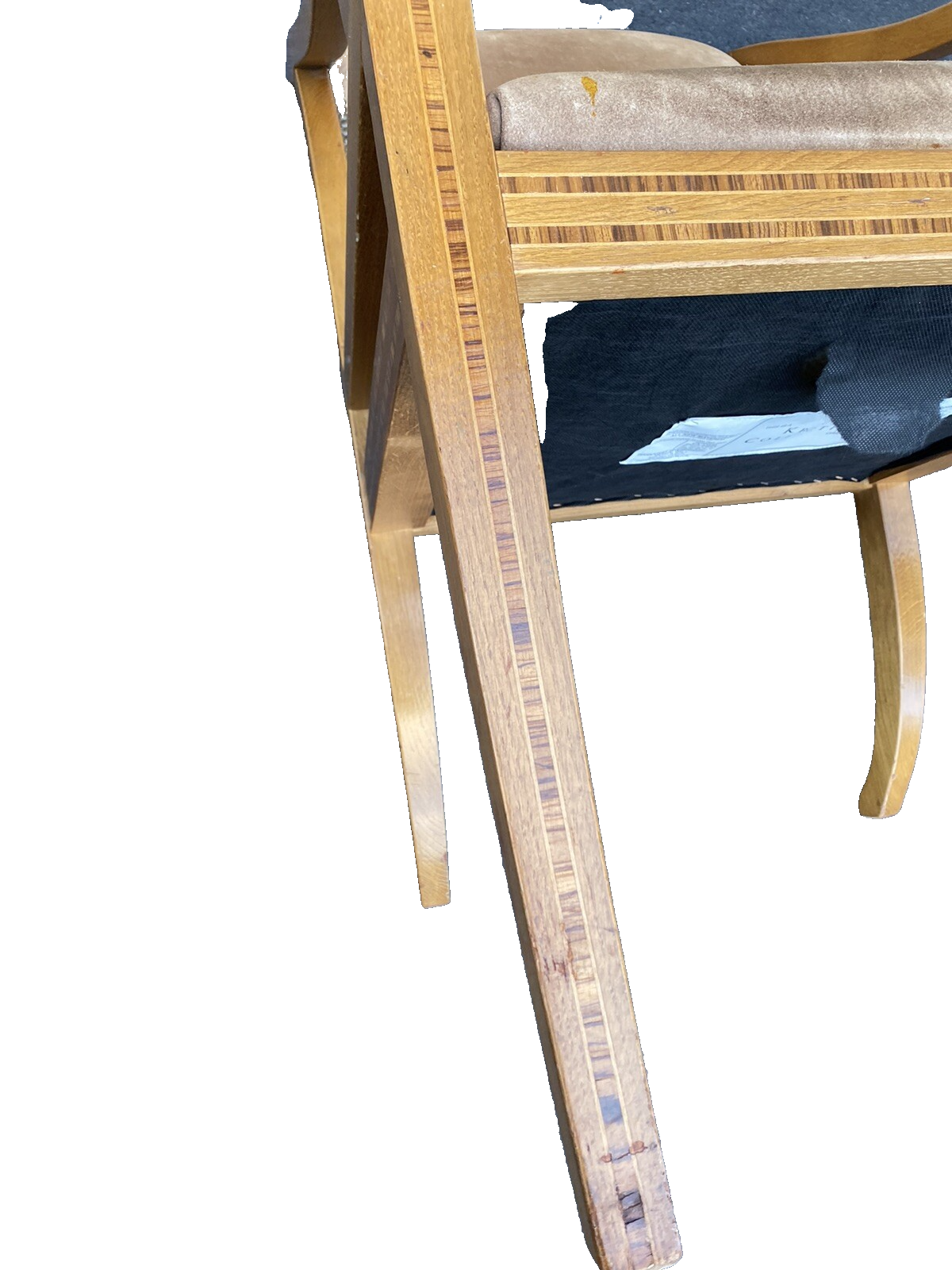 66102  QUALITY   Custom Hand Made KREISS COLLECTION  Inlaid Armchair Chair