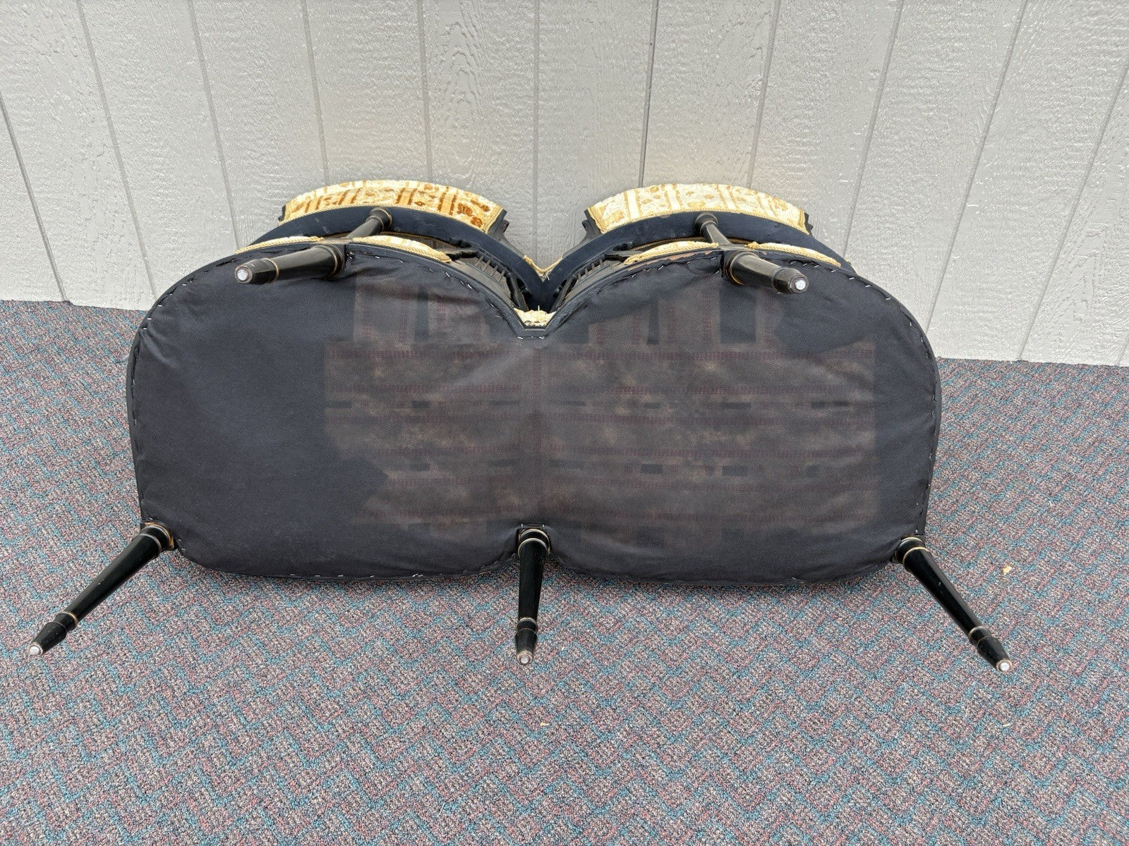 62247  RARE  Antique Victorian Settee Loveseat Couch Sofa  Chair