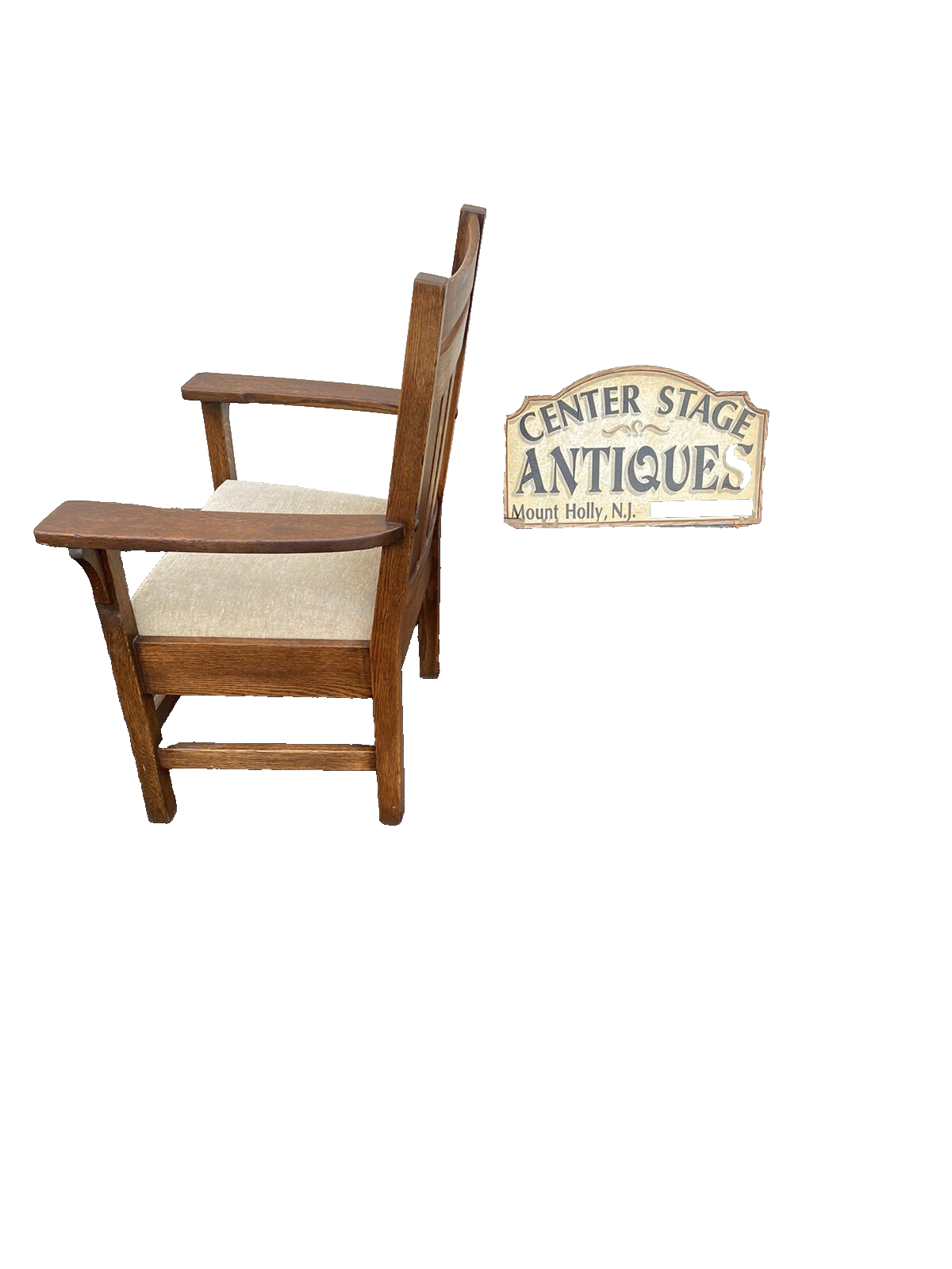 66188  Antique Mission Arts and Crafts Stickley ?? Arm Chair