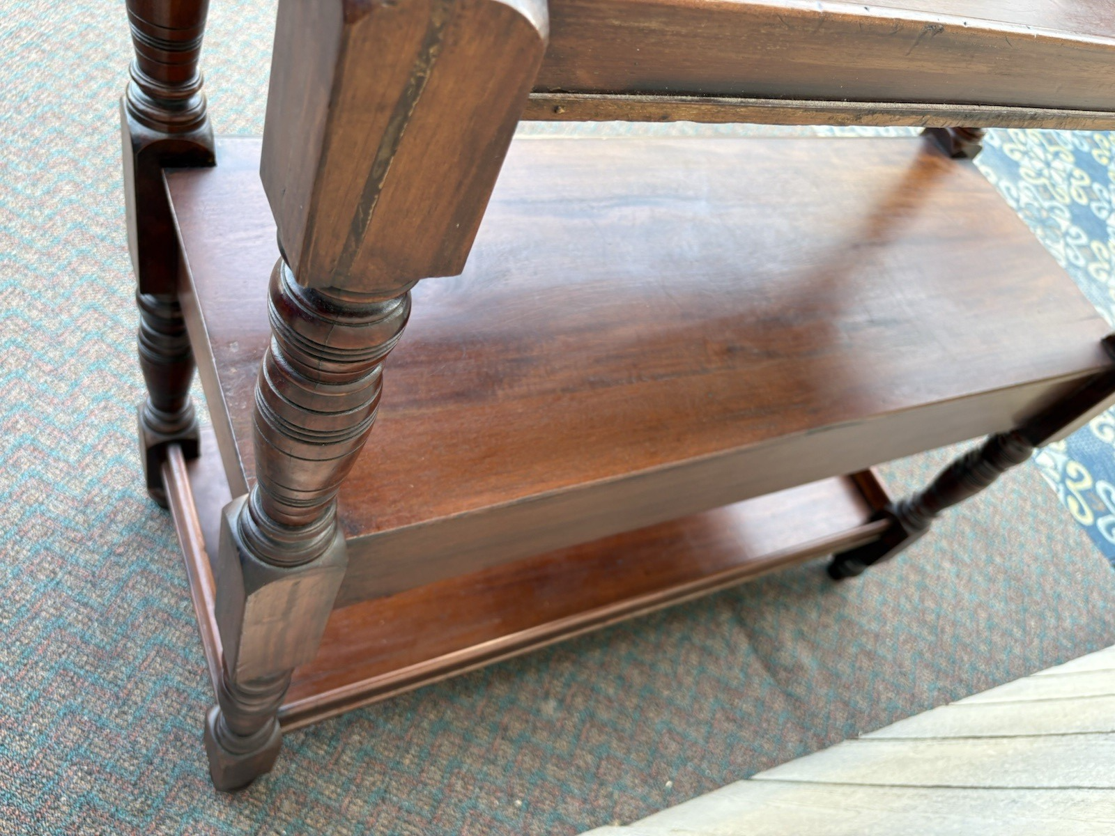 66910  Antique Victorian Bookcase Etergie with 2 Drawers