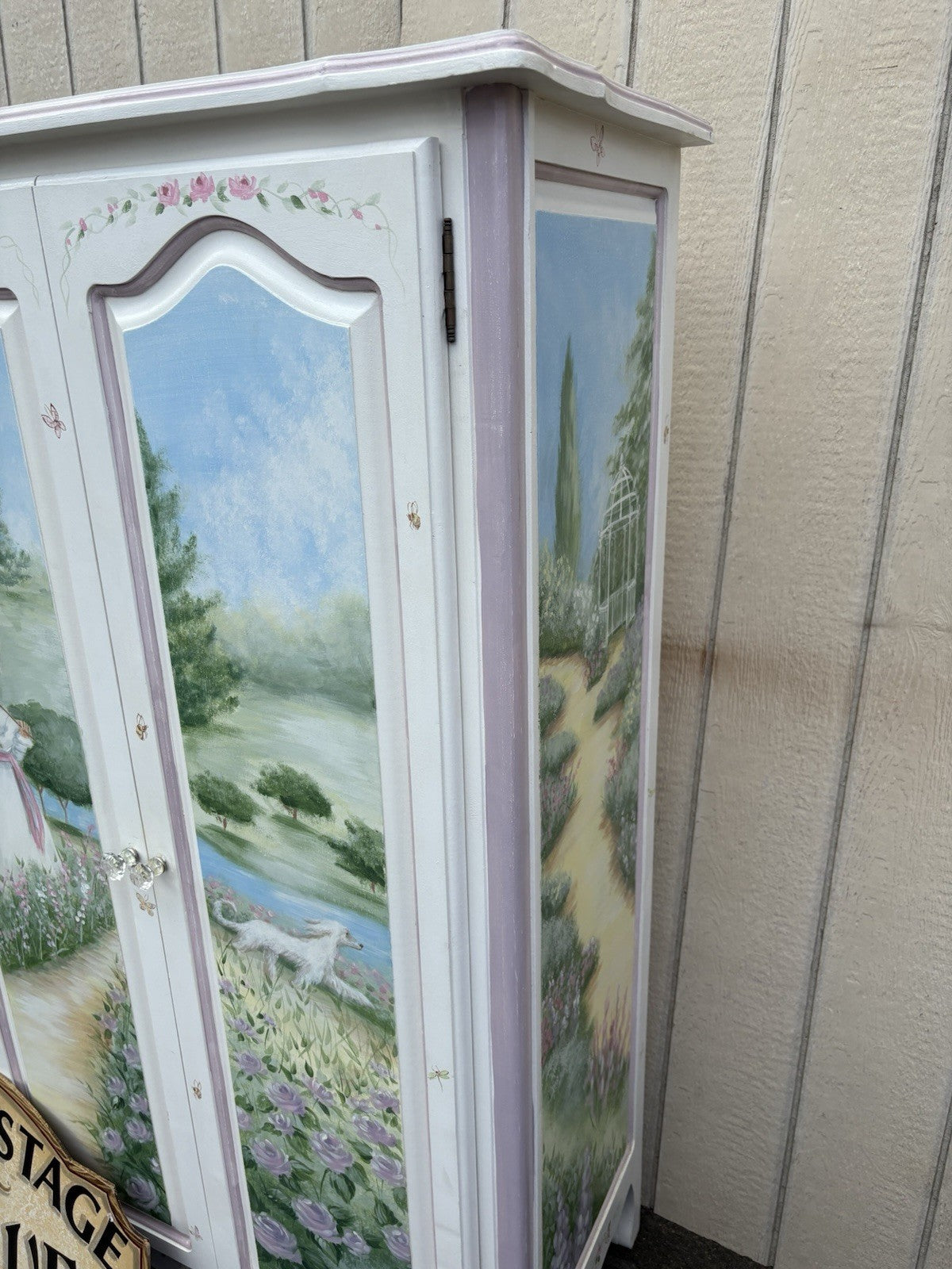 66646   Custom Hand Made High Chest Chifferobe  Wardrobe  Cabinet