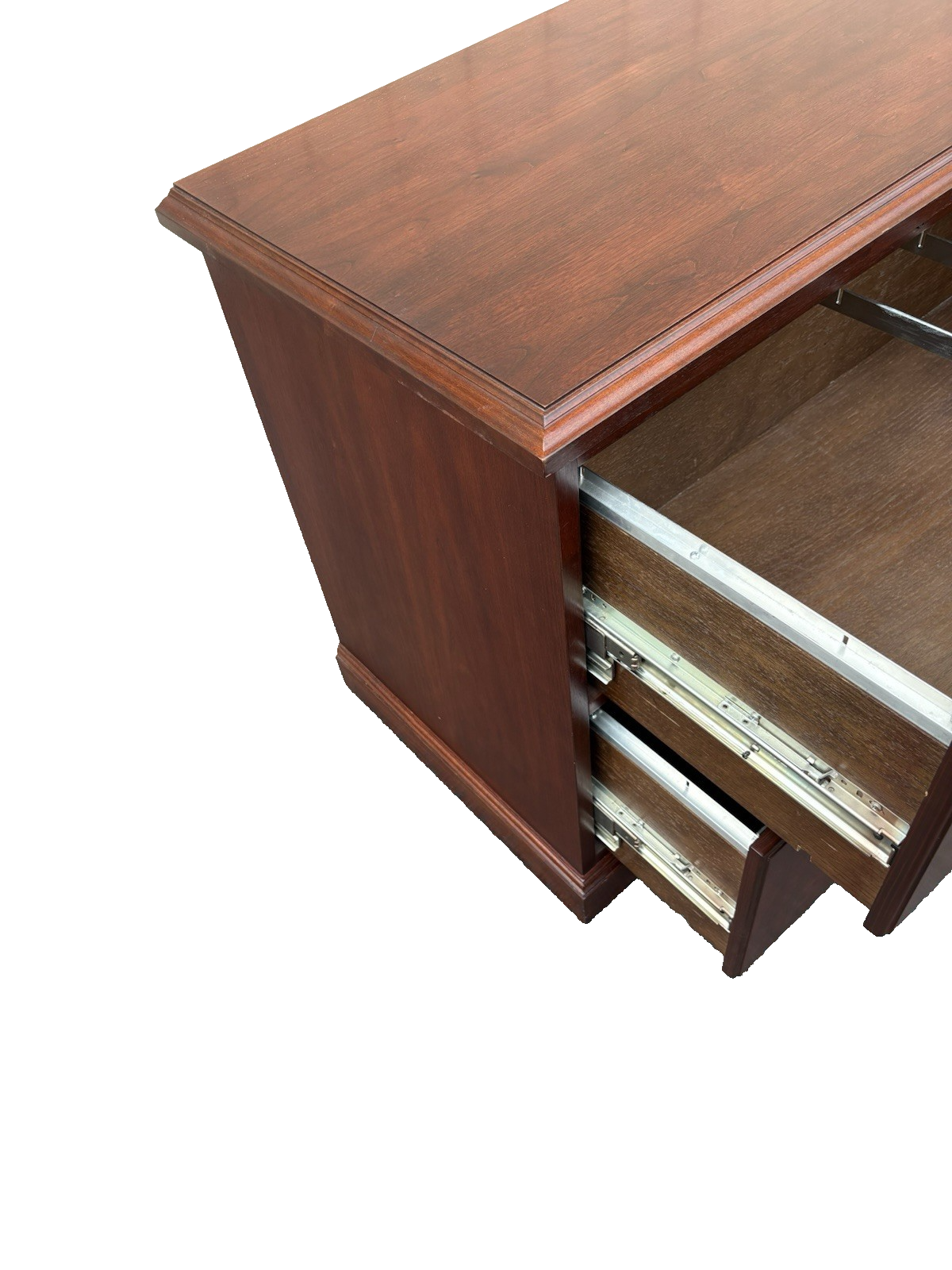 00001 Mahogany KIMBALL Furniture  2 Drawer Lateral File Cabinet