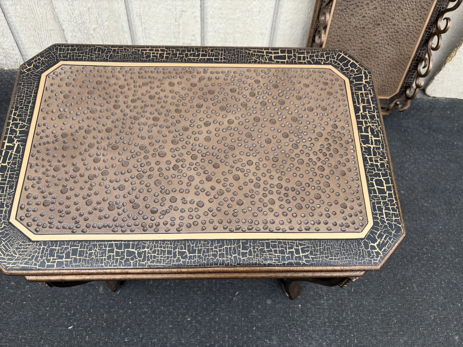 66755 QUALITY Modern Tray Top Coffee Table Stand Very Heavy