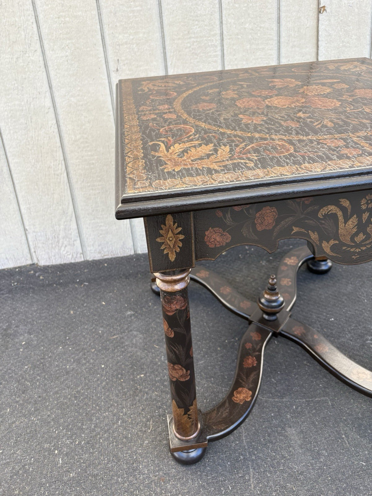 66704 Ebony Decorator Lamp Table Stand