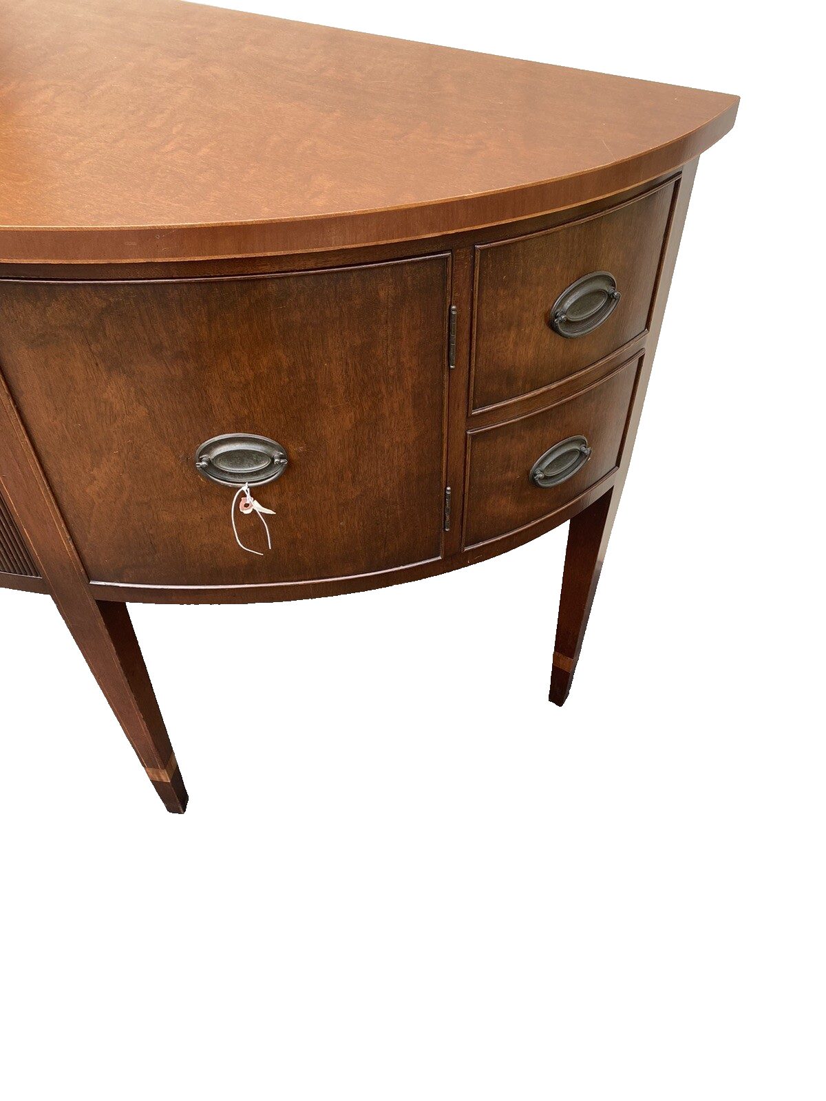 56898 KITTINGER 17685  Large Mahogany Pencil Inlaid Buffet Sideboard Server