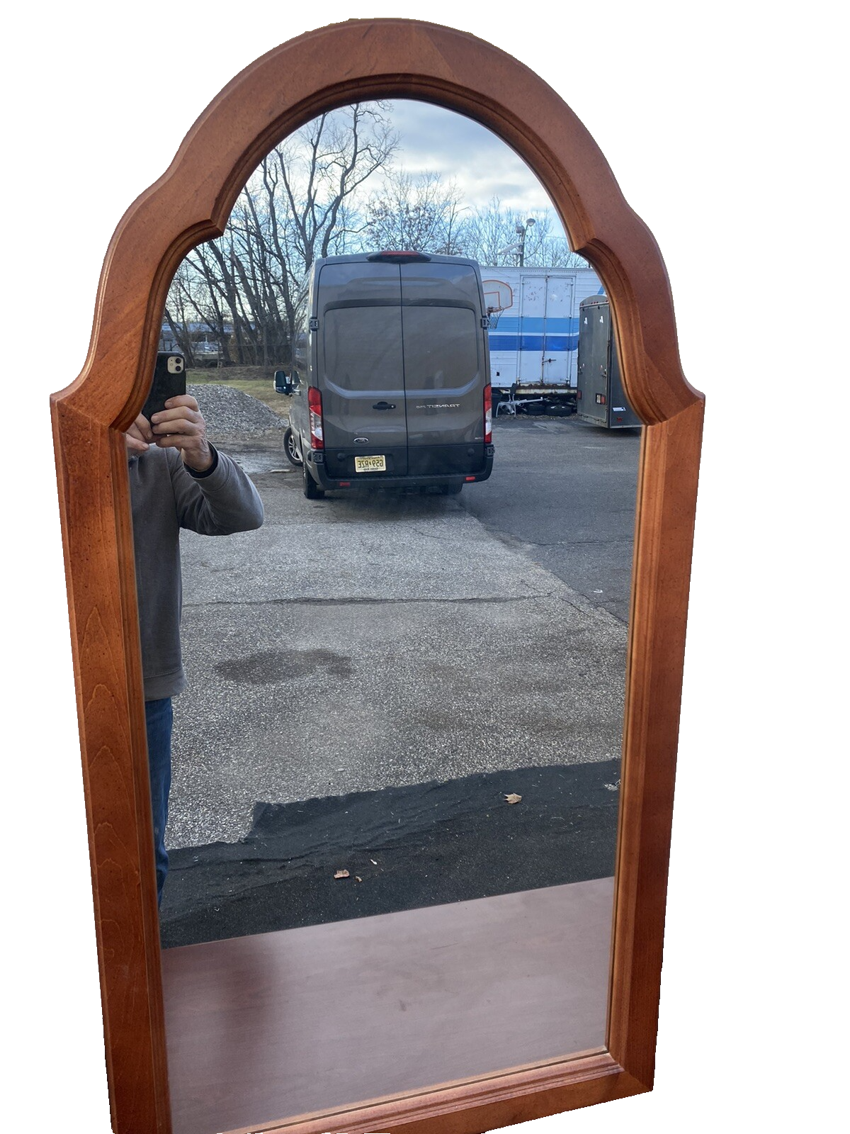 62258 Stanley Cherry Dresser with Mirror