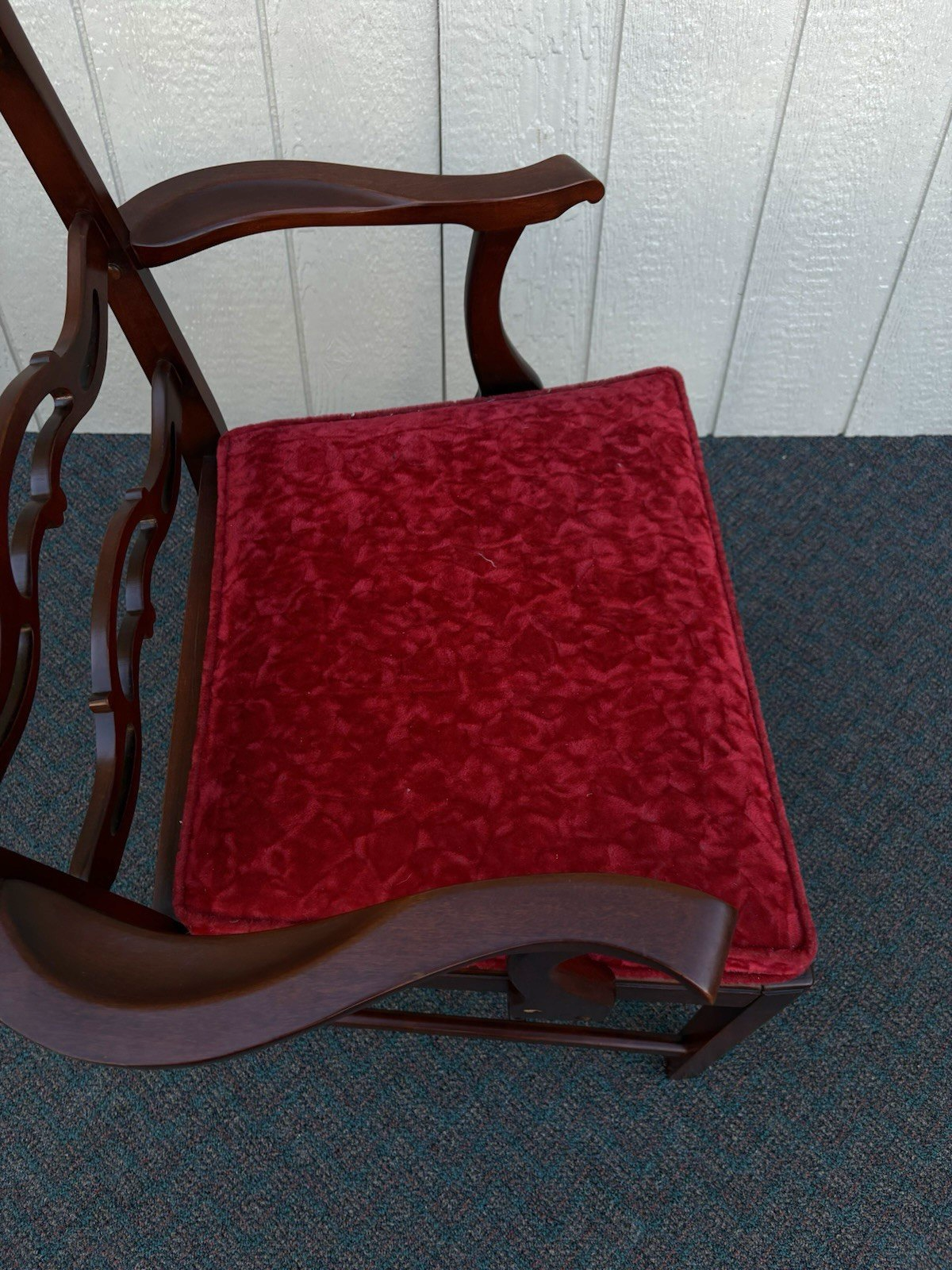 67101 Set of 6 Antique Mahogany Dining Chairs Chair s