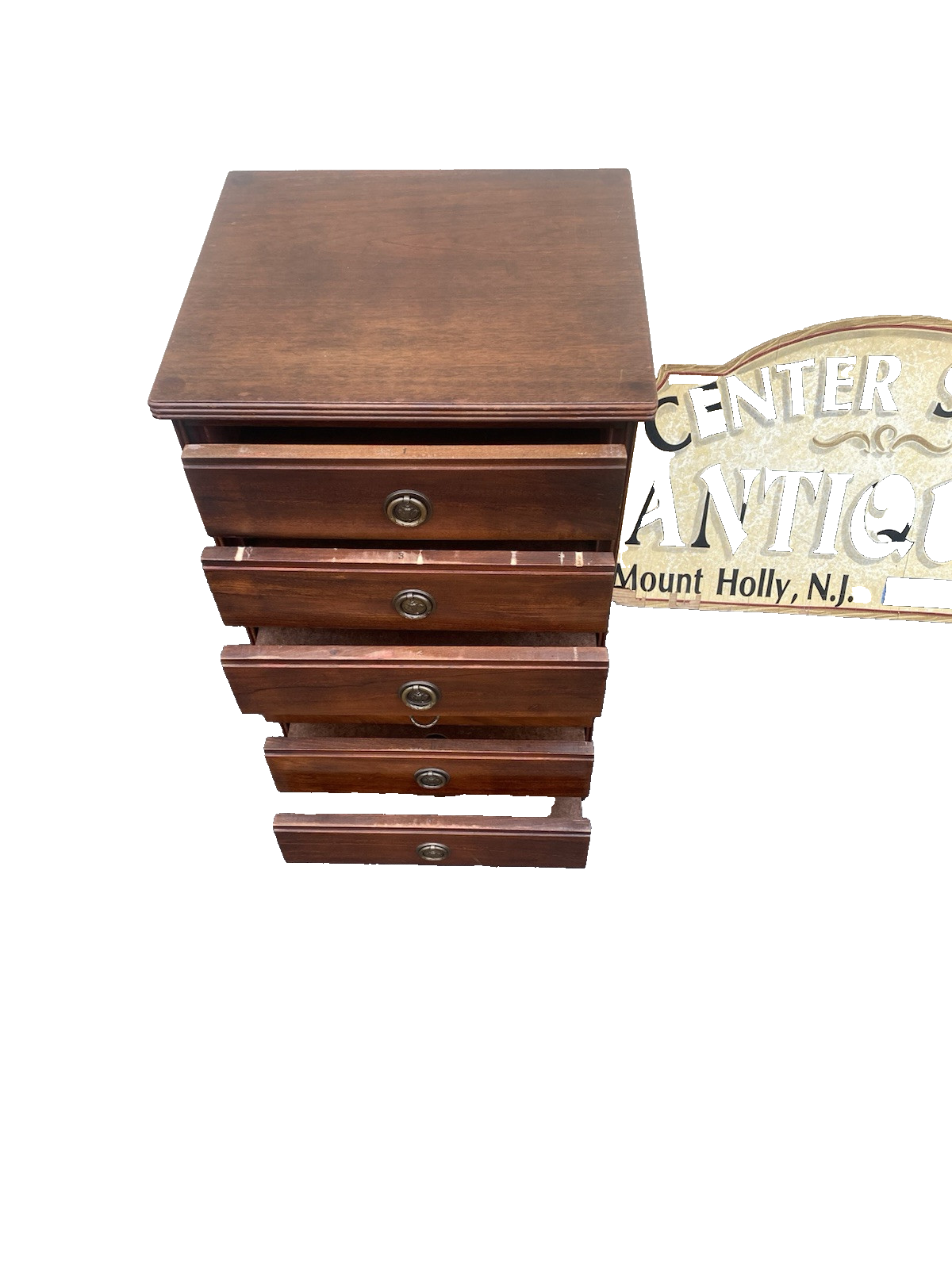 66428 Mahogany Sheet Music Cabinet Chest
