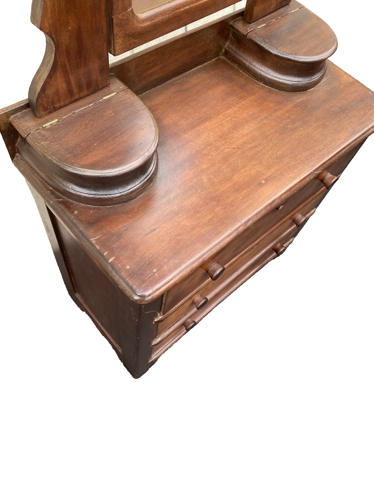 66492 Antique Victorian Salemans Sample Dresser Chest With Documentation Letter