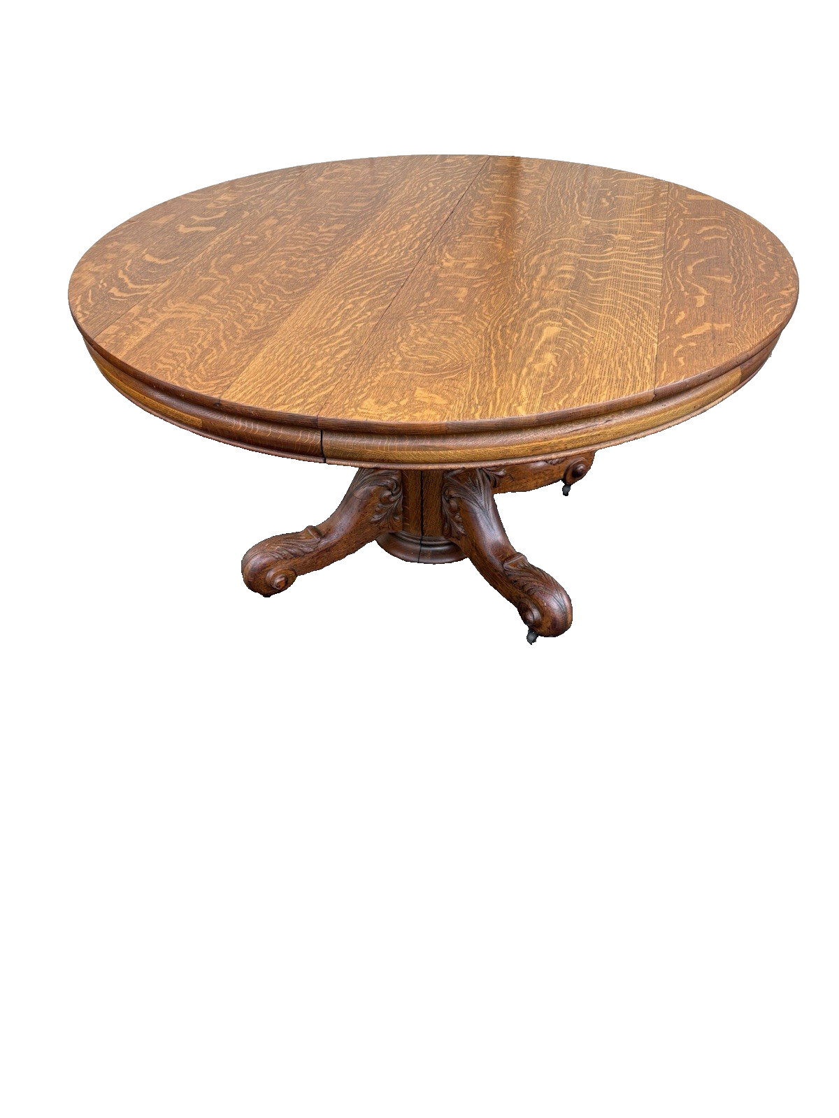 66736 Antique Victorian Oak HASTINGS Dining Table (no leafs)