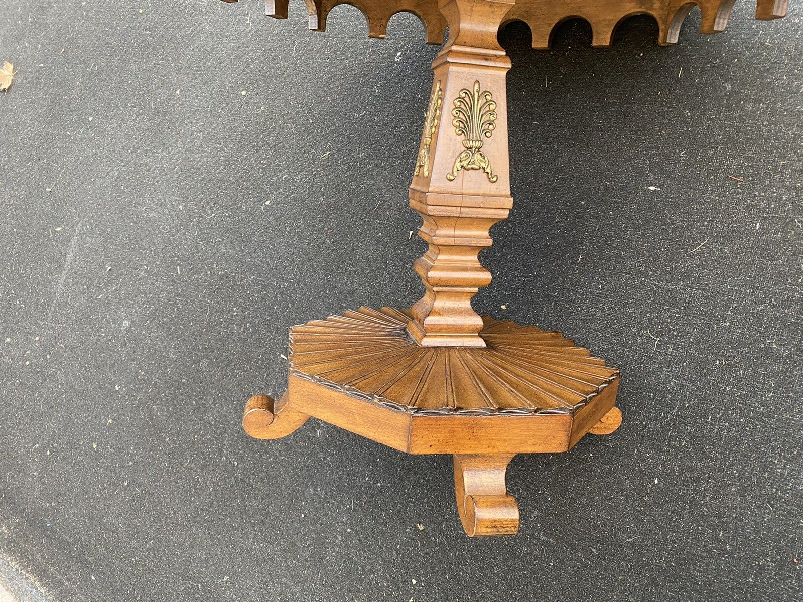 66214   Decorator Hex Lamp Table Stand