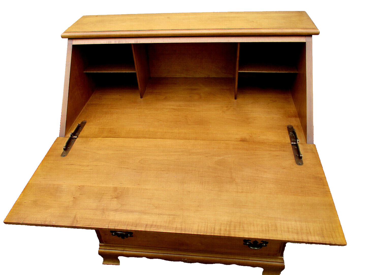 63476  Solid  Maple Slant Front Office Desk