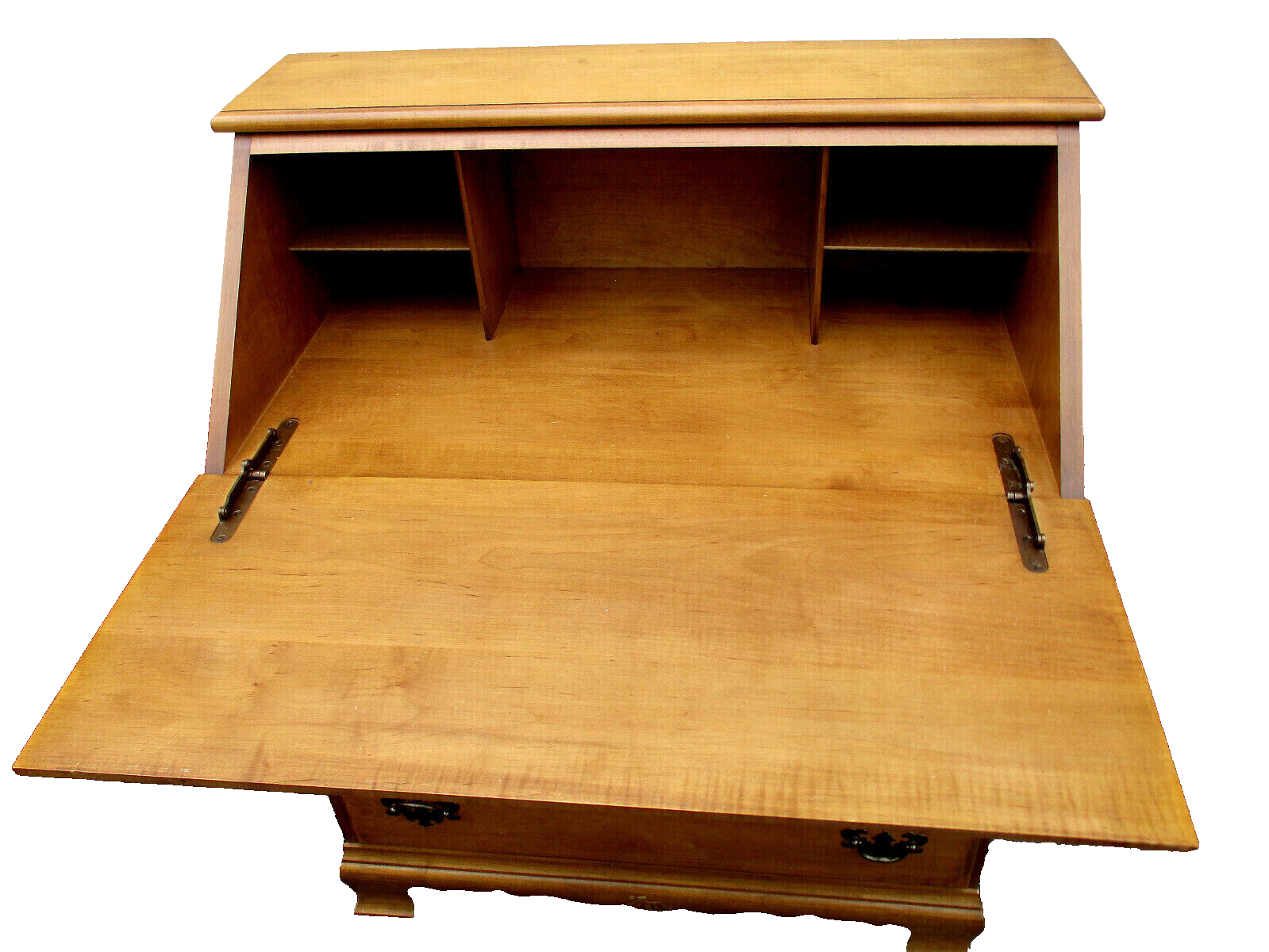 63476  Solid  Maple Slant Front Office Desk