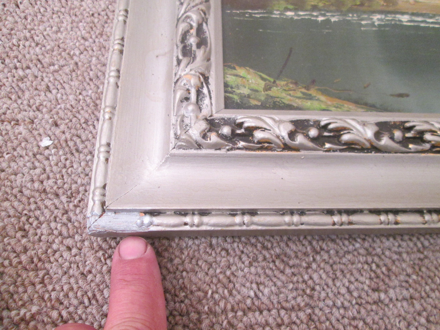 59752  Vintage Oil Paintng on Board