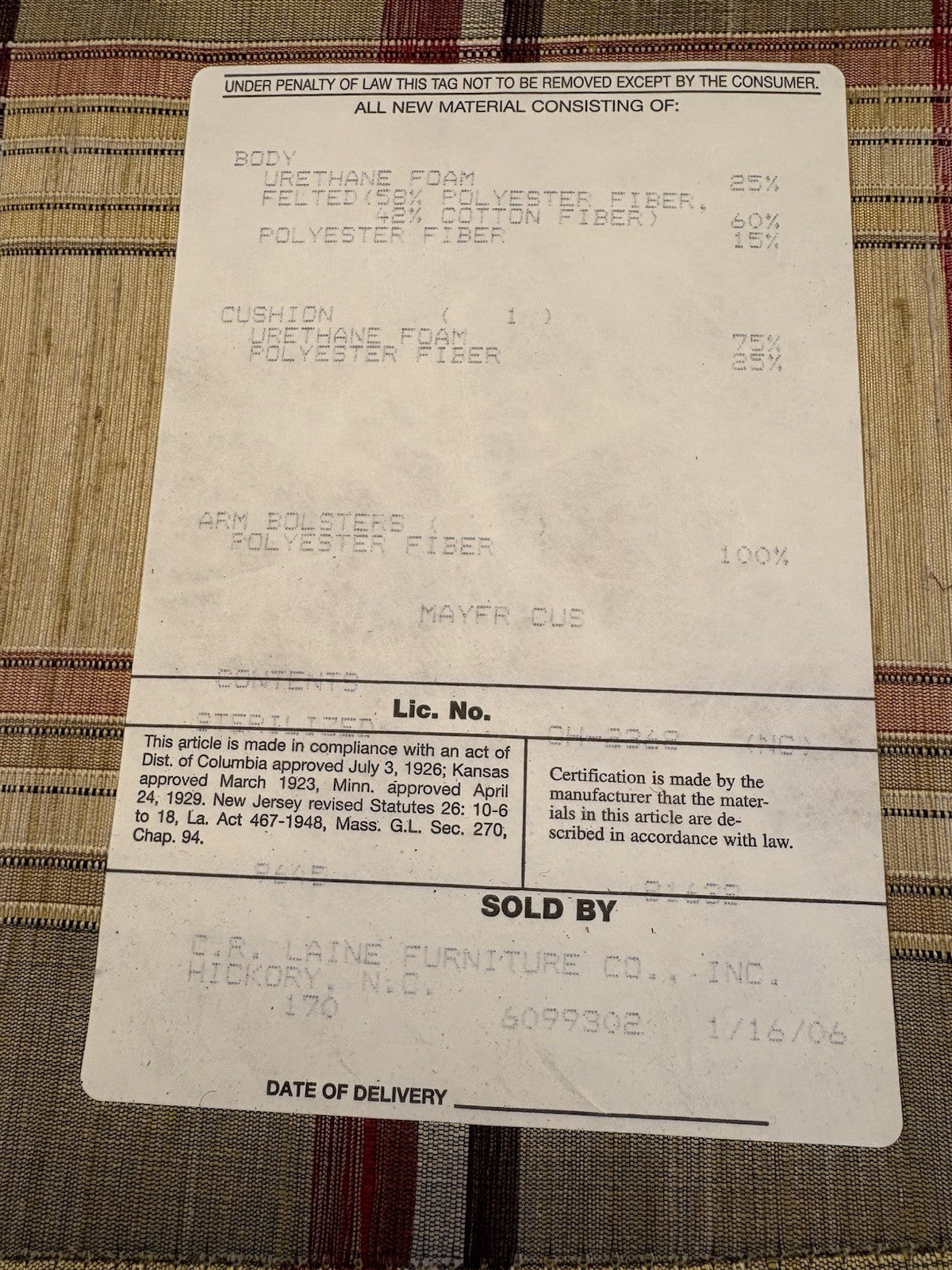 66696 C R LAINE Decorator Armchair Chair