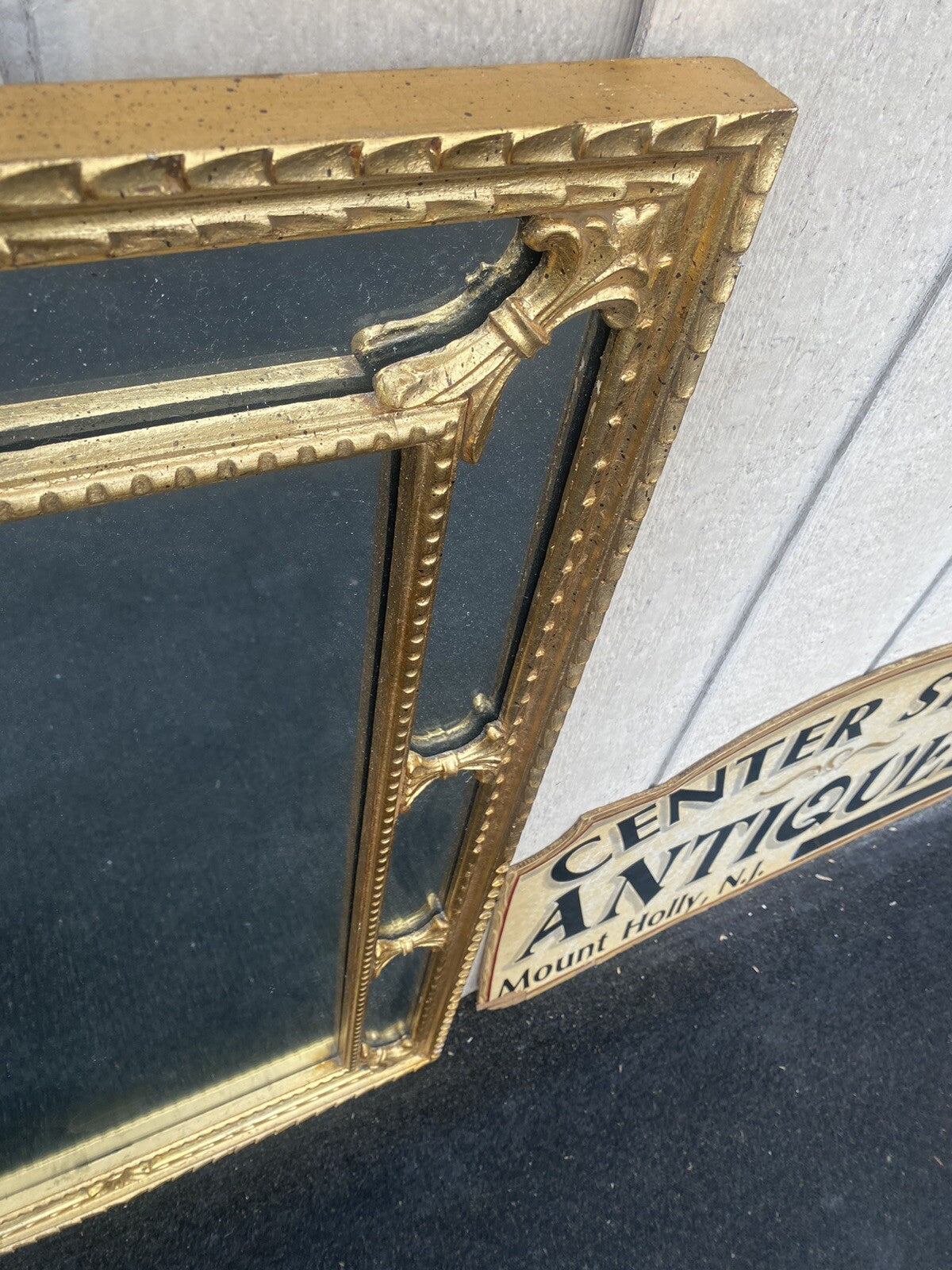 65739 Rectangular La Barge Gold Decorator Mirror