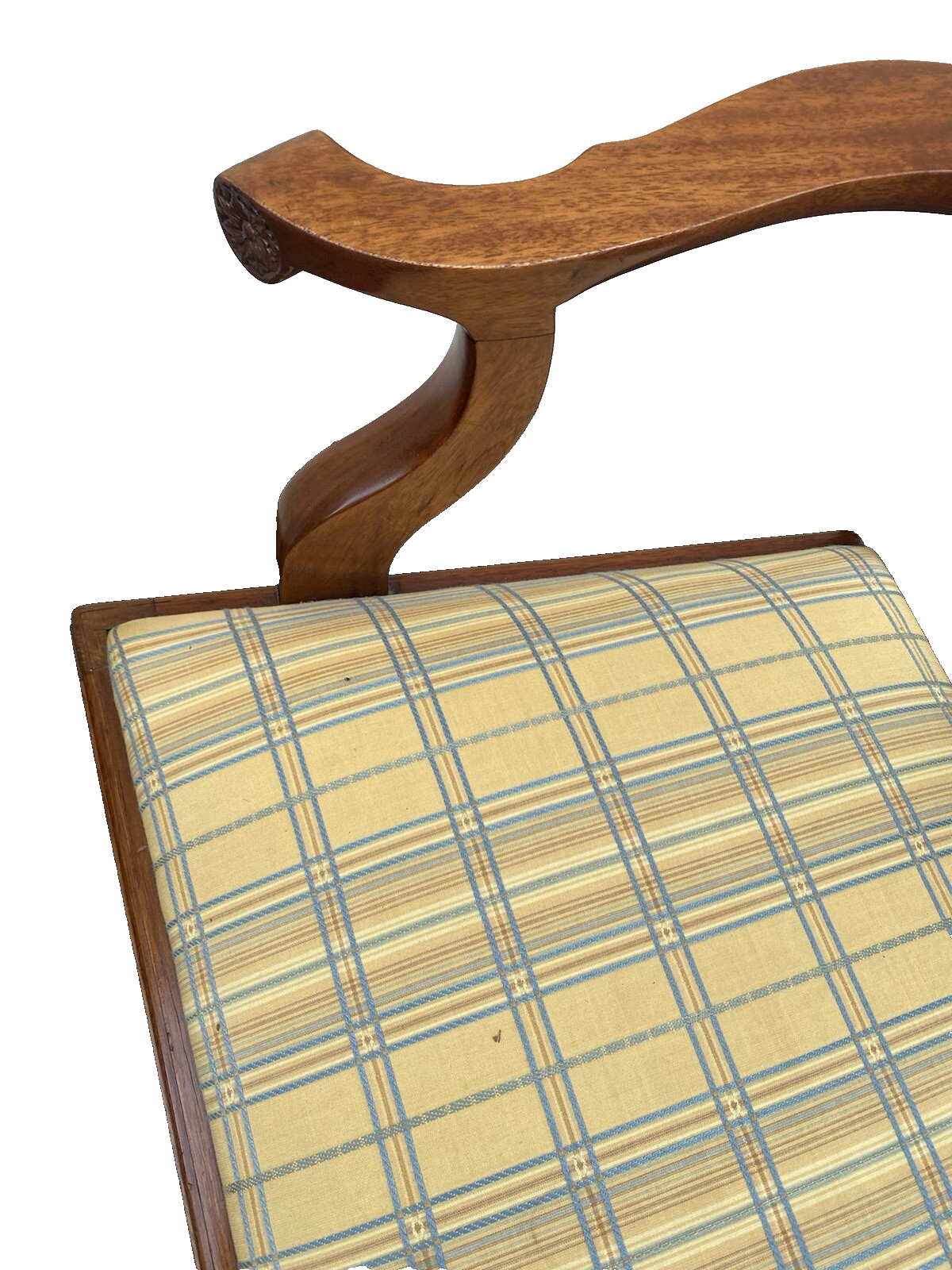 65881  GEORGIAN Furnishings Chippendale Armchair Chair Solid Mahogany