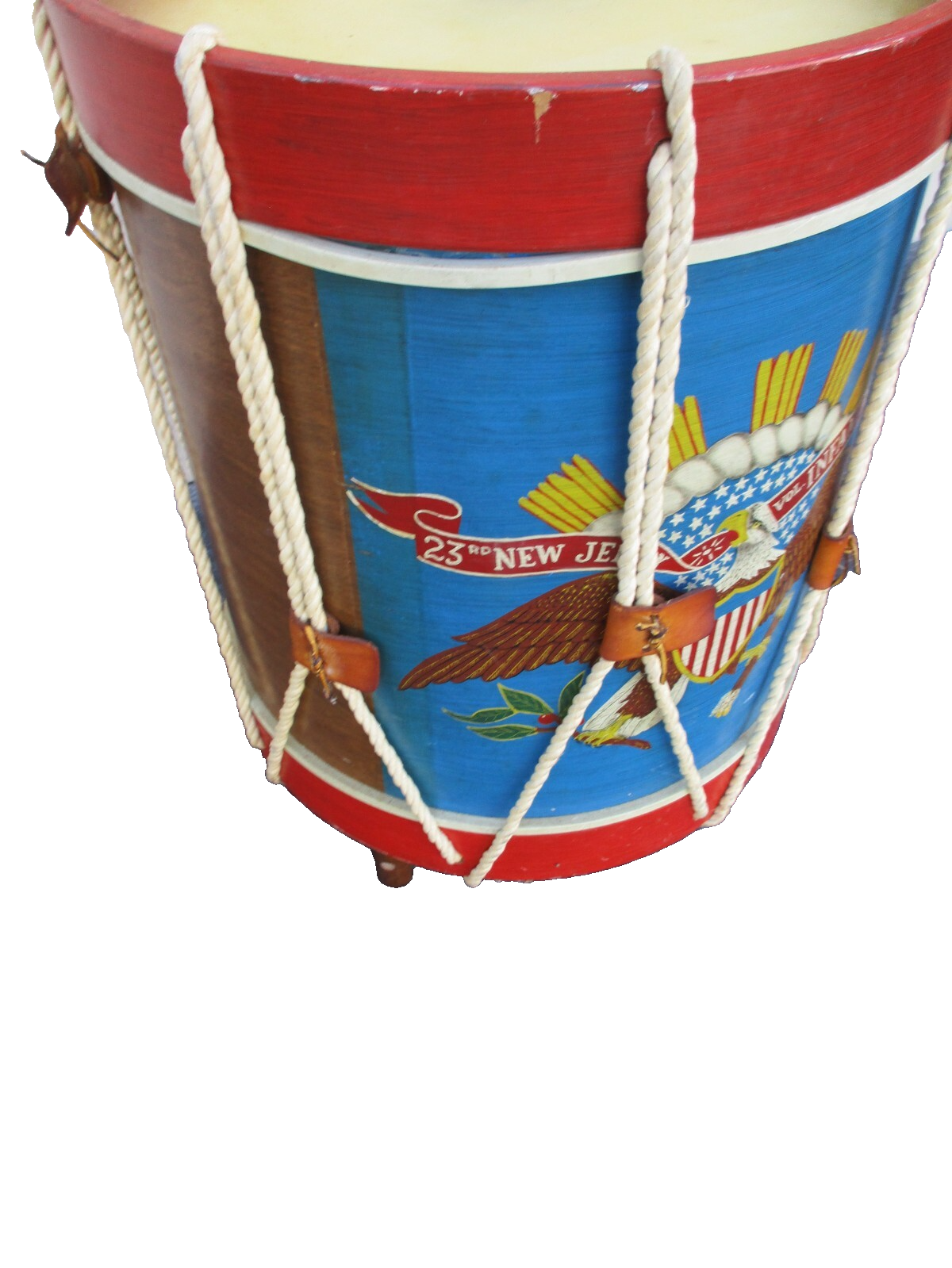 63494  PAIR  Signed Don Maley 15th + 23rd New Jersey  Infentry Decorator  Tables