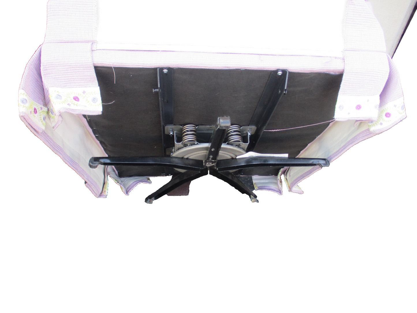 64295 QUALITY Industries SWIVEL  Arm Chair + Ottoman