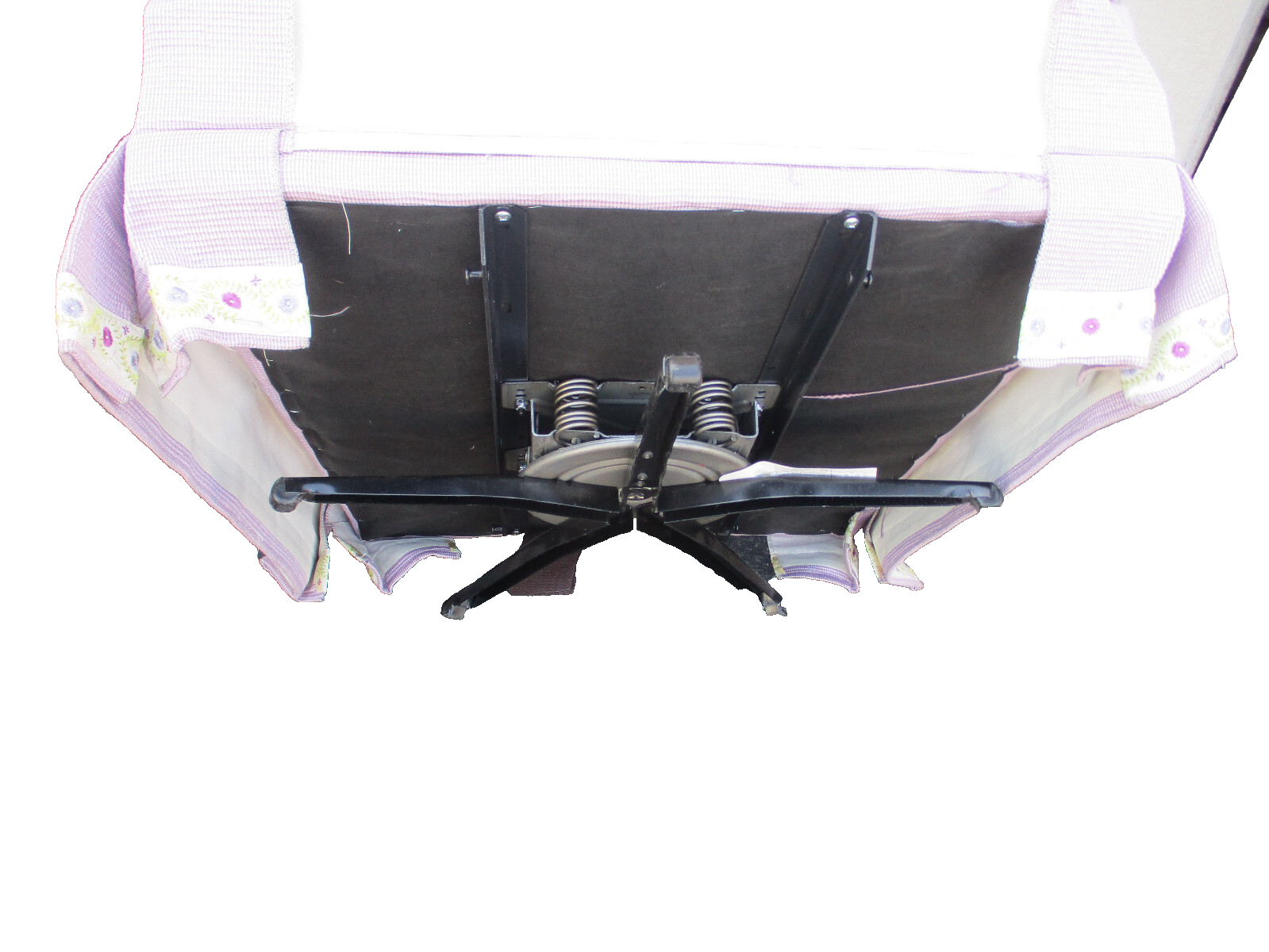 64295 QUALITY Industries SWIVEL  Arm Chair + Ottoman