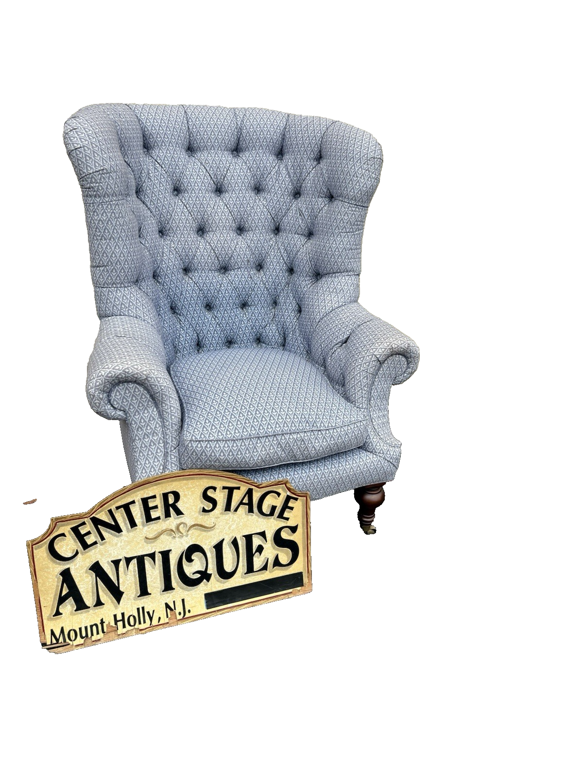 66823  KINDEL Furniture Large  Quality Wing Chair