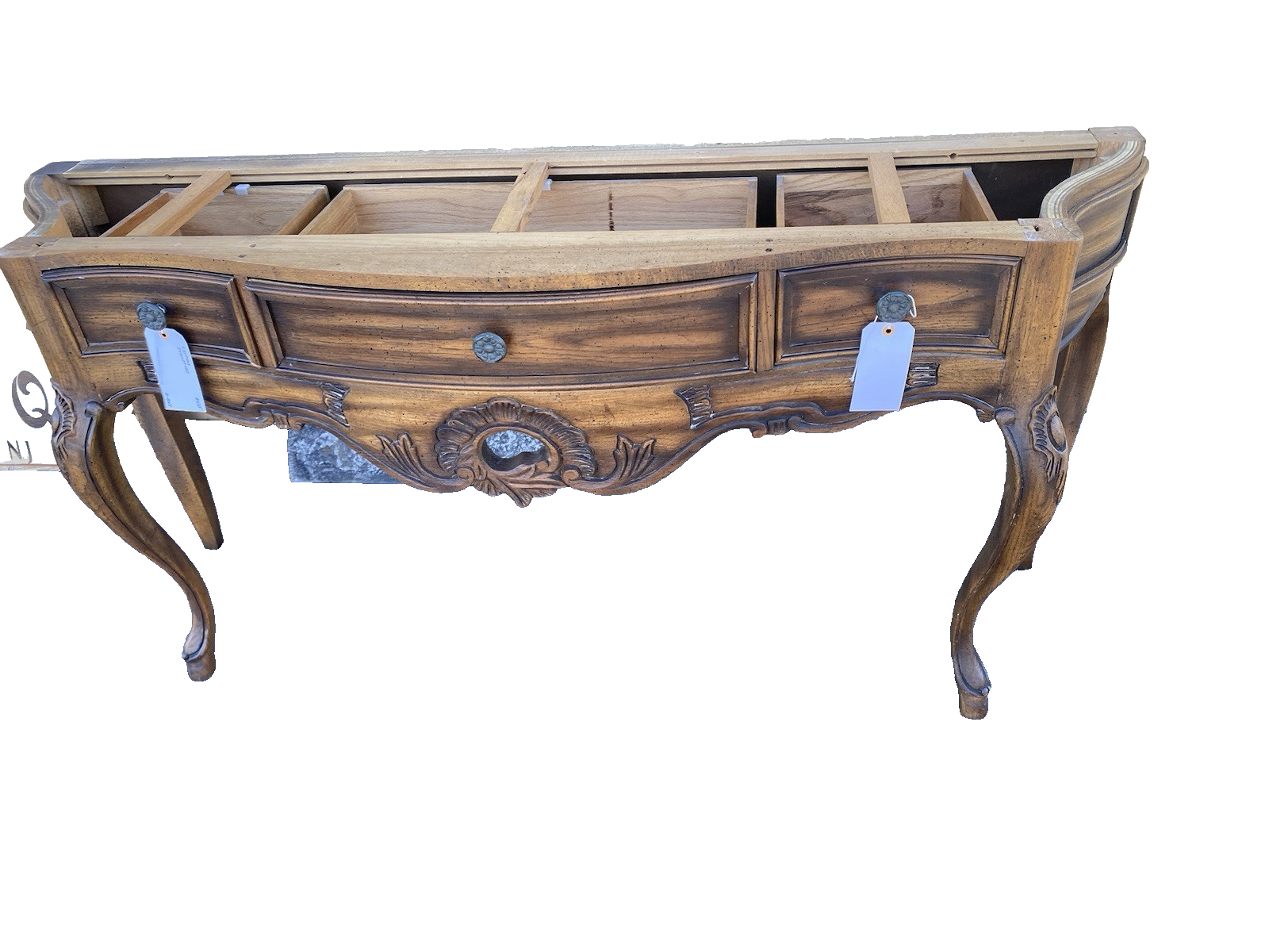 65142 CENTURY Furniture Louis XV Sideboard Server Console Table