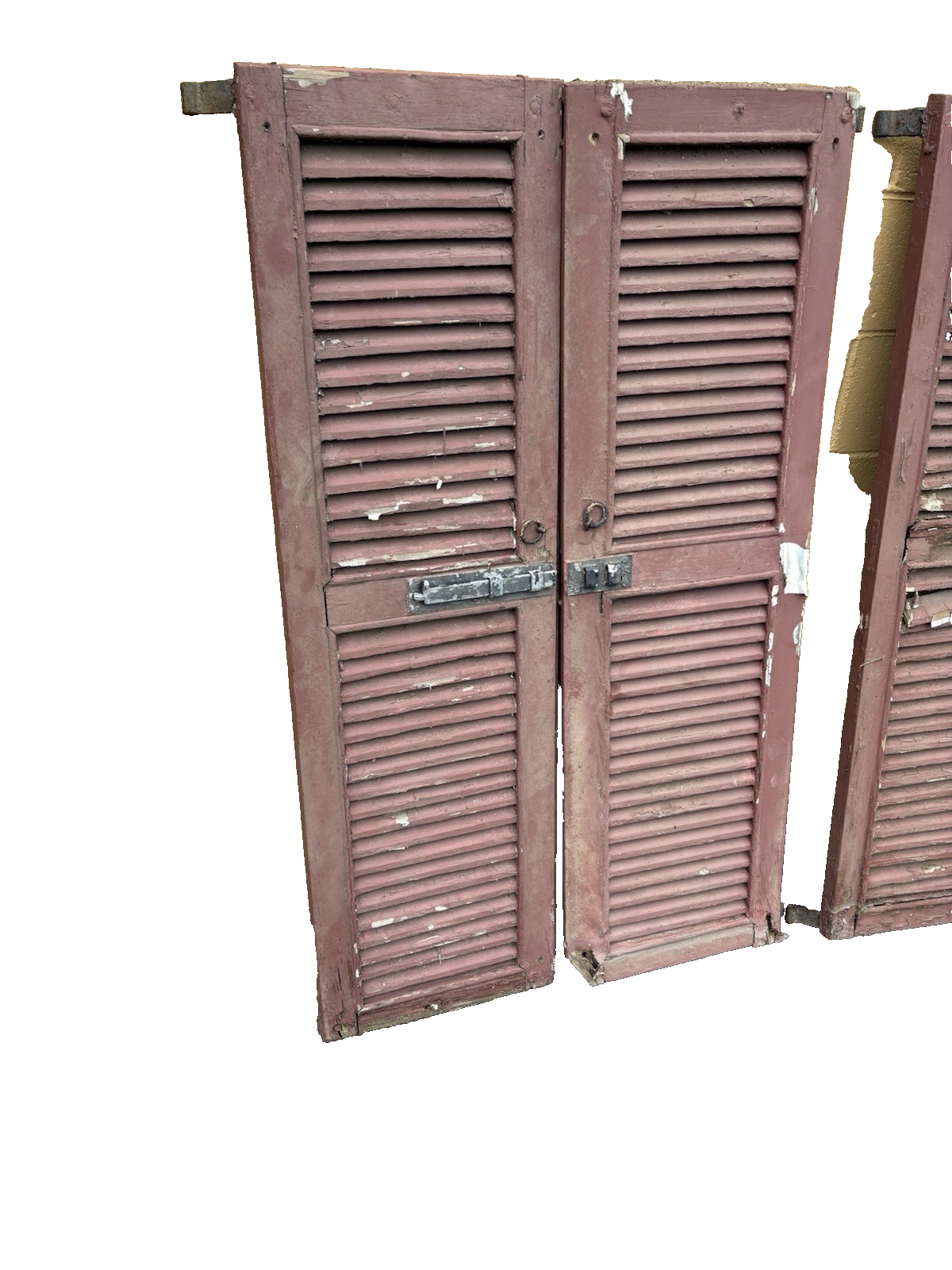00001 Collection of 10 Antique Victorian House Shutters