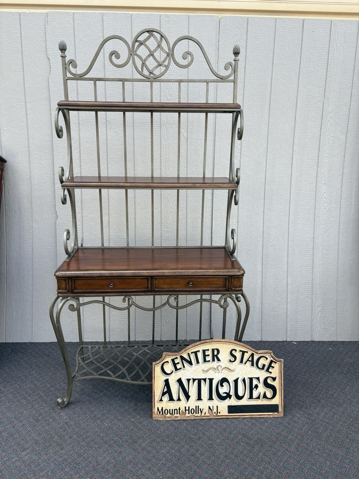 66994 Modern Baker Rack Kitchen Storage Cabinet