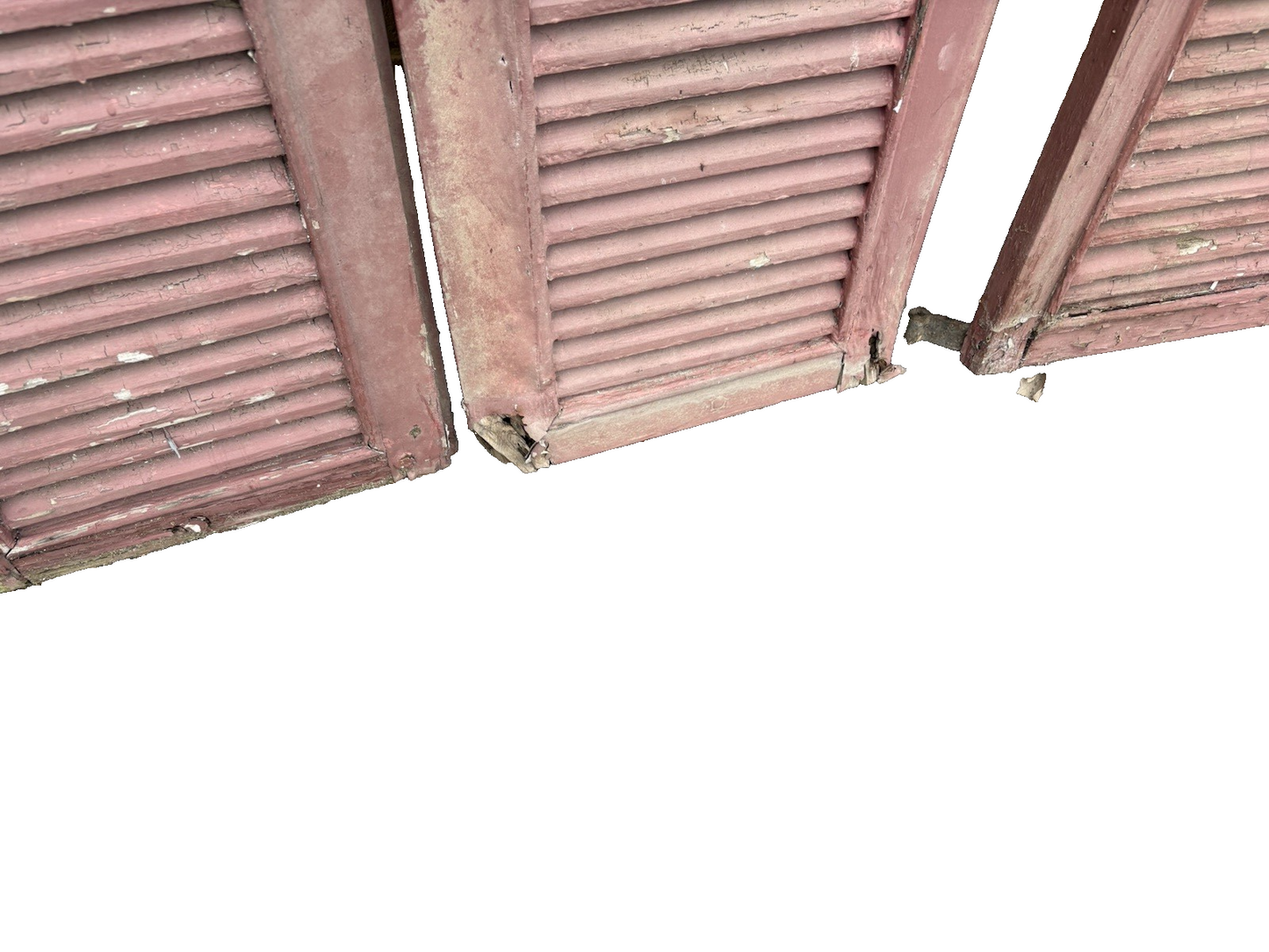 00001 Collection of 10 Antique Victorian House Shutters