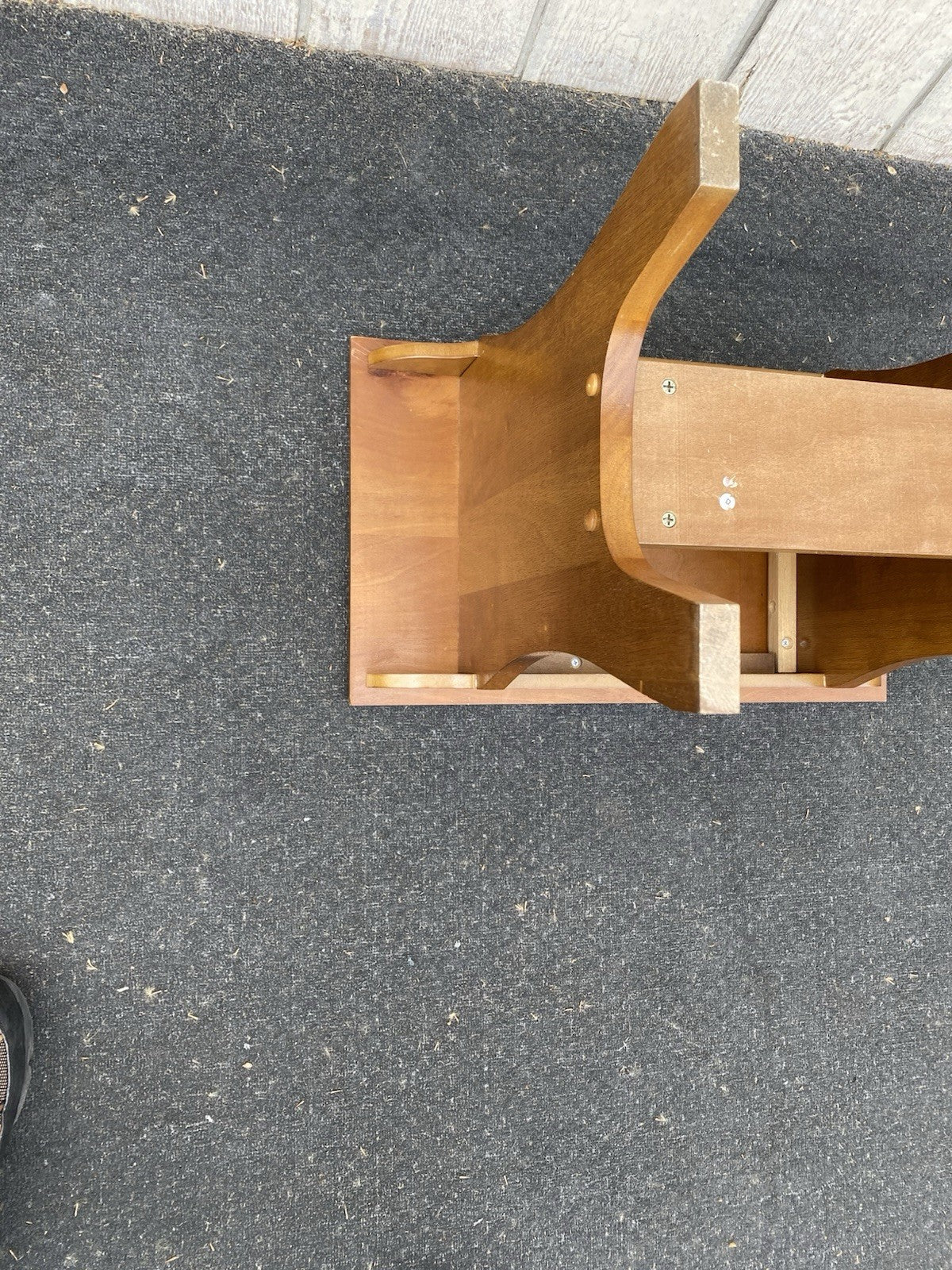 66601   Solid Oak  Footstool Bench Stool