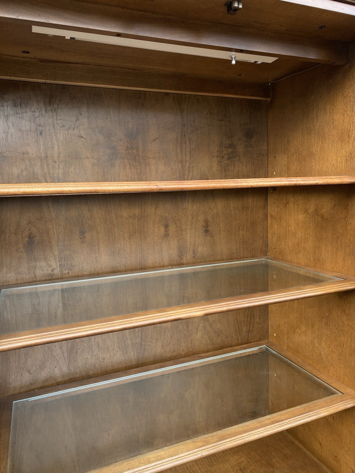 66198 BERNHARDT HIBRITEN  3 Section Wall Unit Bookcase Curio Cabinet