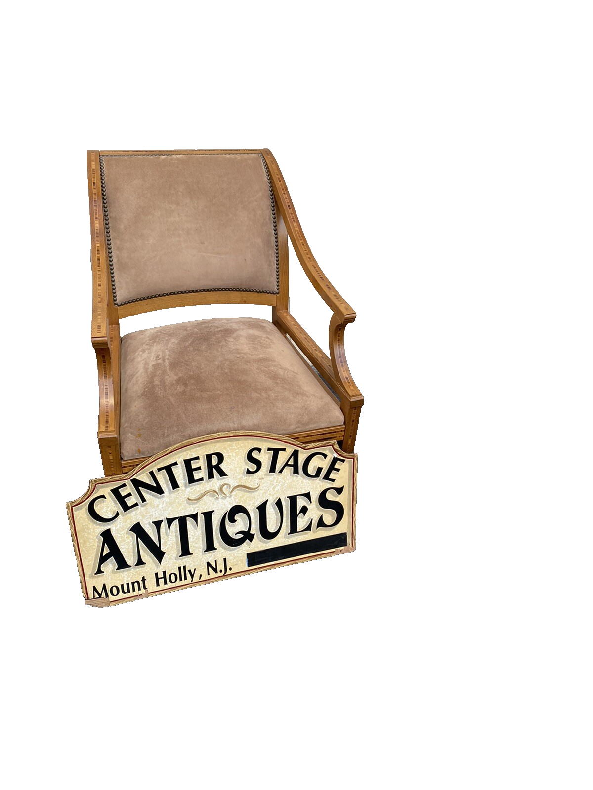 66102 QUALITY Custom Hand Made KREISS COLLECTION Inlaid Armchair Chair