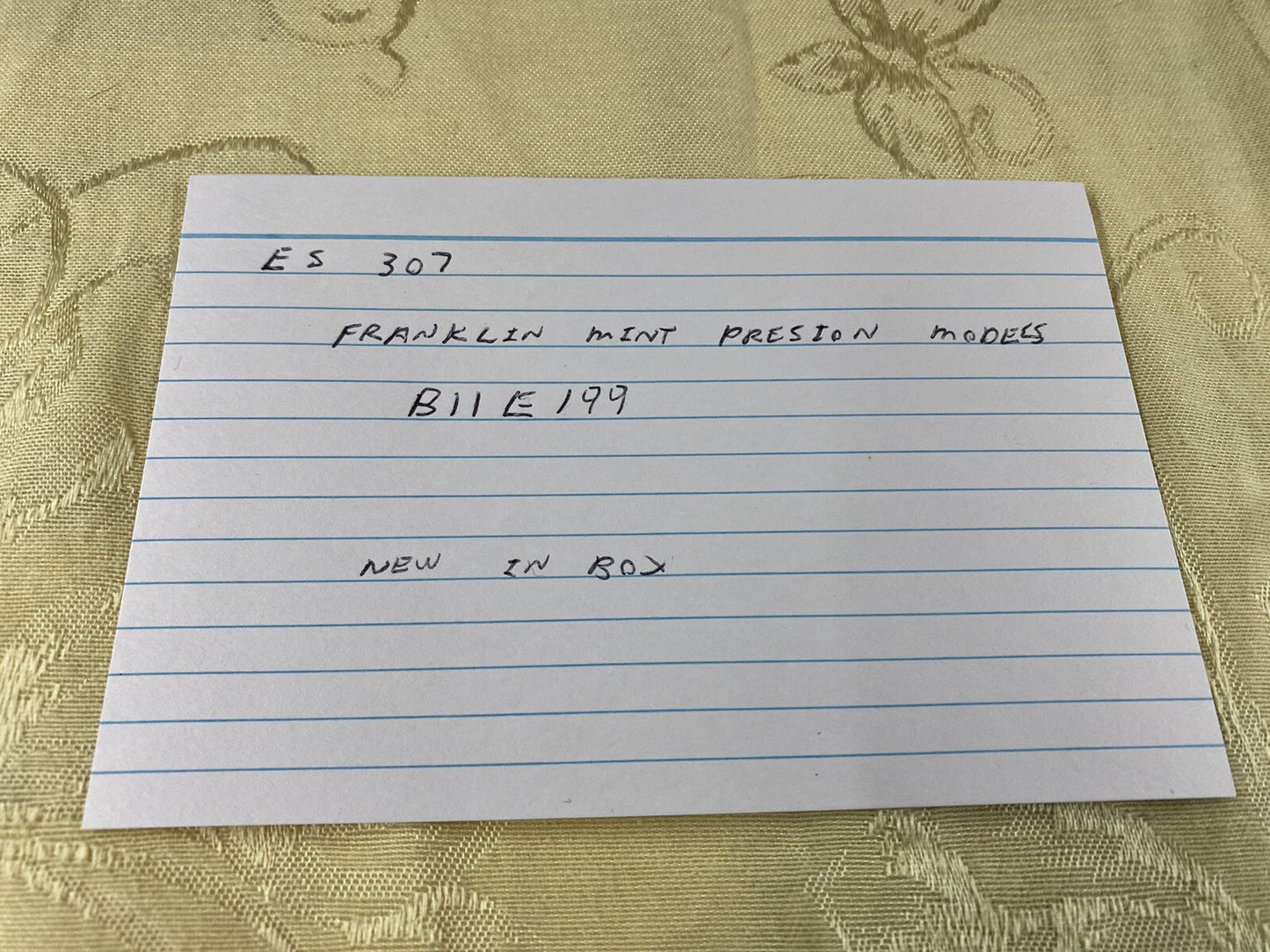 ES 307 Franklin Mint Precision B11E199  WW11 German Heinkel 111 Libya Desert NIB